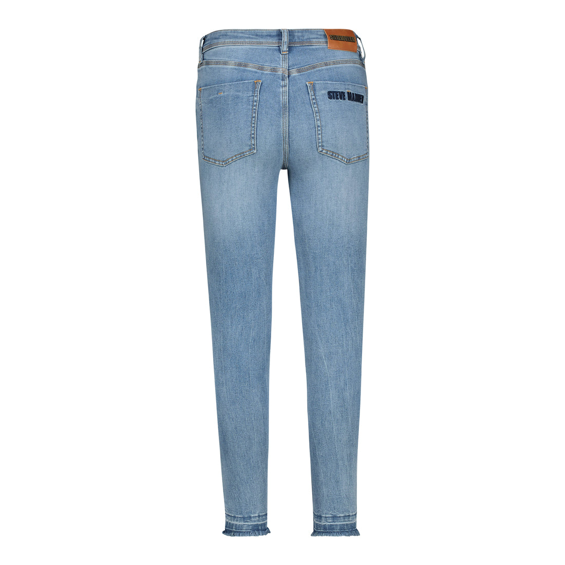 EVA MID BLUE WOMENS WEAR MID WASH CURVY SKINNY