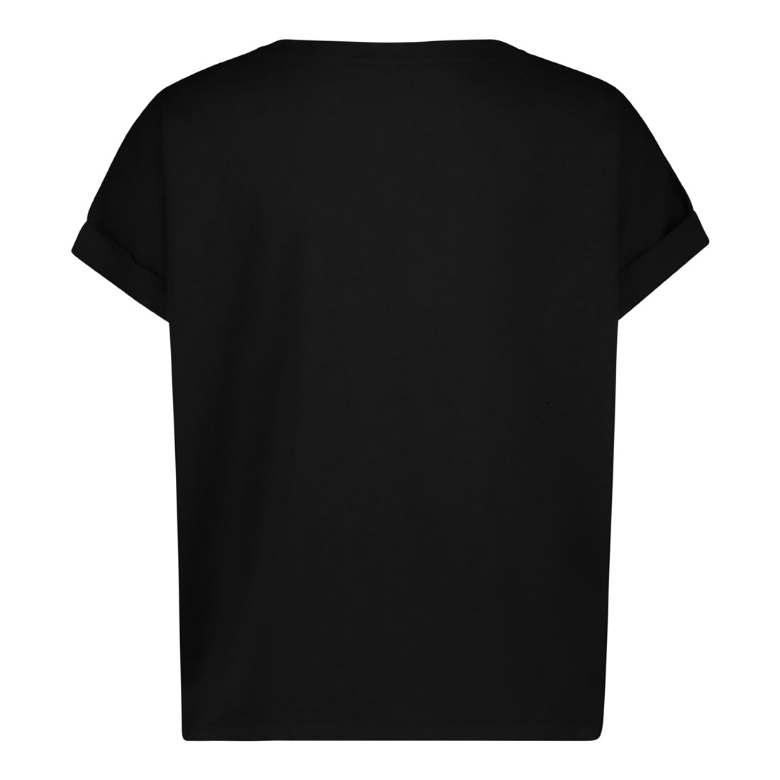 BLAIRE BLACK LOGO TEE WITH POPPERS