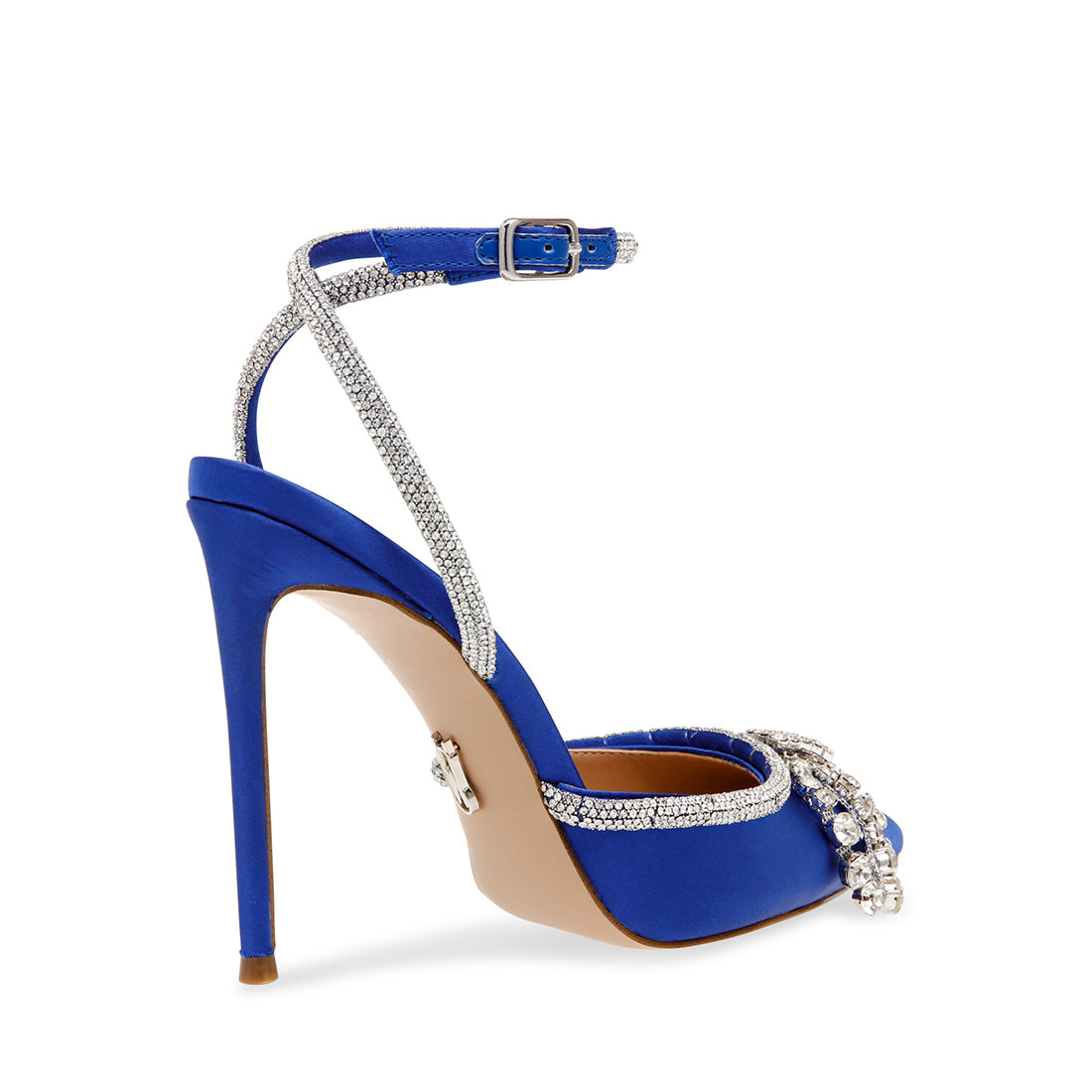 VIBRANTLY BLUE SATIN