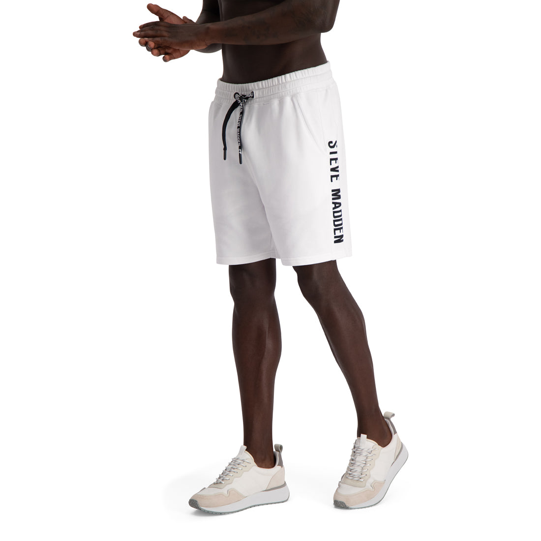 HUNTER MENSWEAR JOGGER SHORTS WHITE