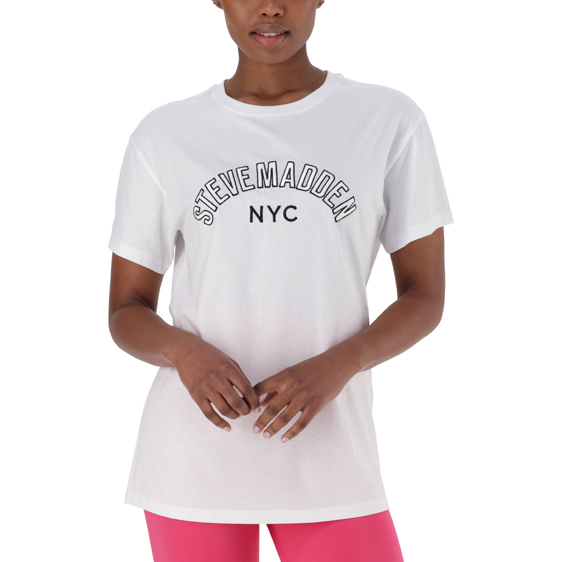 WILLOW WHITE OVERSIZED LOGO TEE