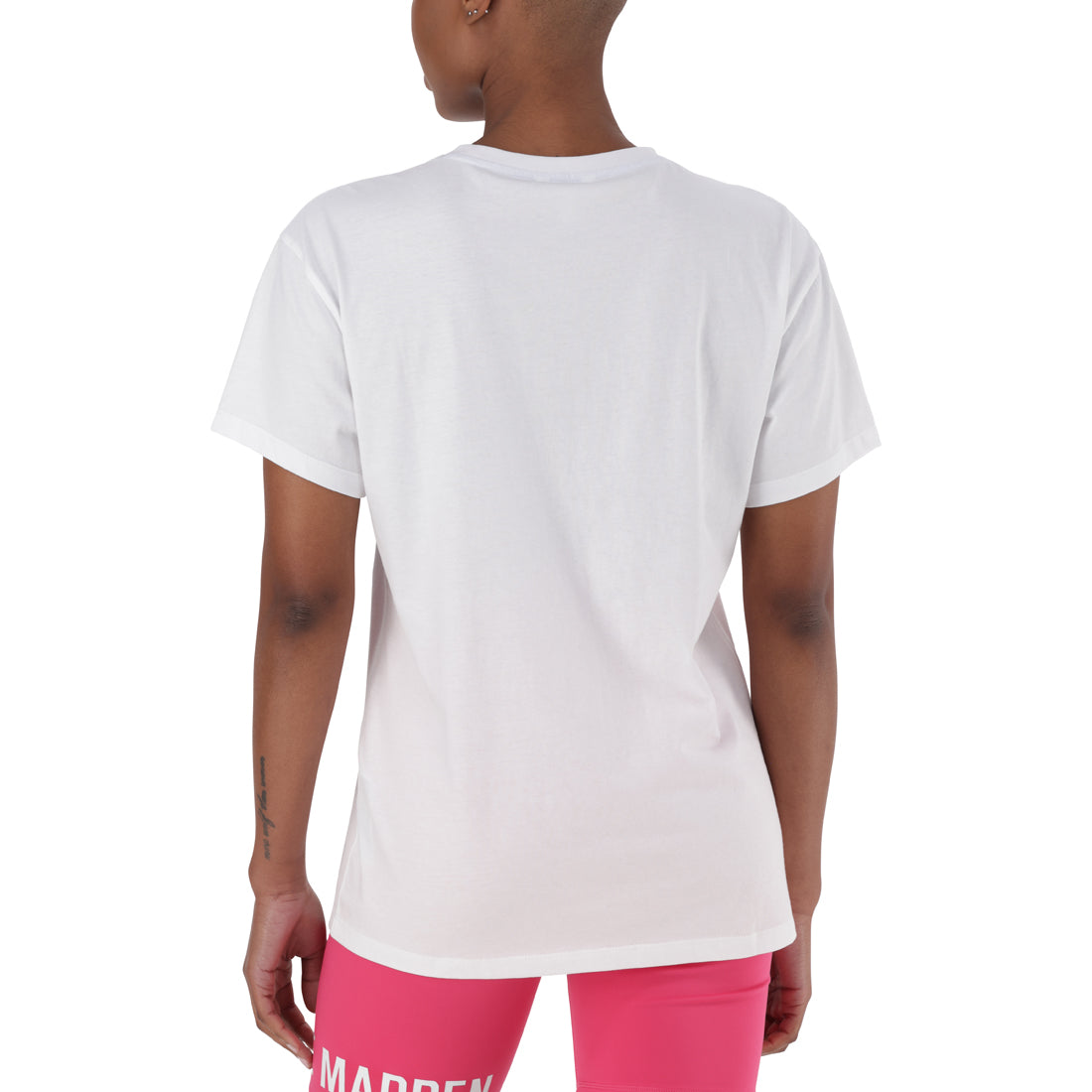 WILLOW WHITE OVERSIZED LOGO TEE