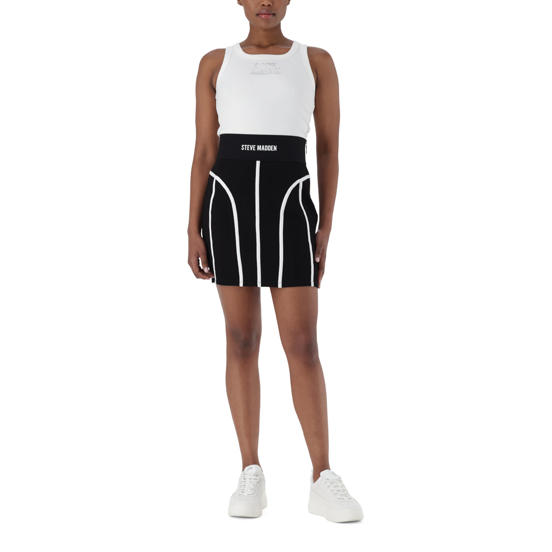 TALYA BODYCON MINI SKIRT BLACK