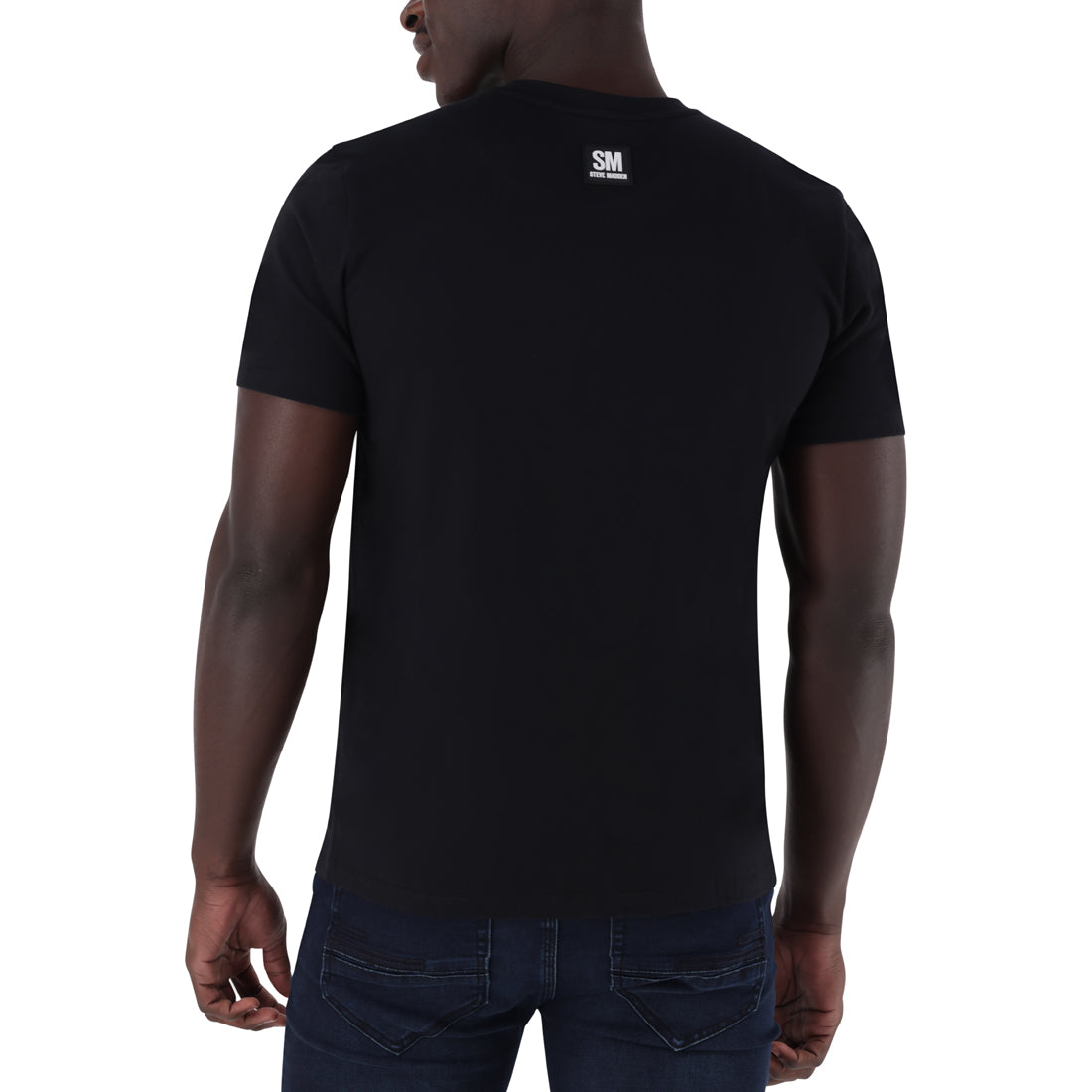 NOAH CREW NECK LOGO TEE BLACK