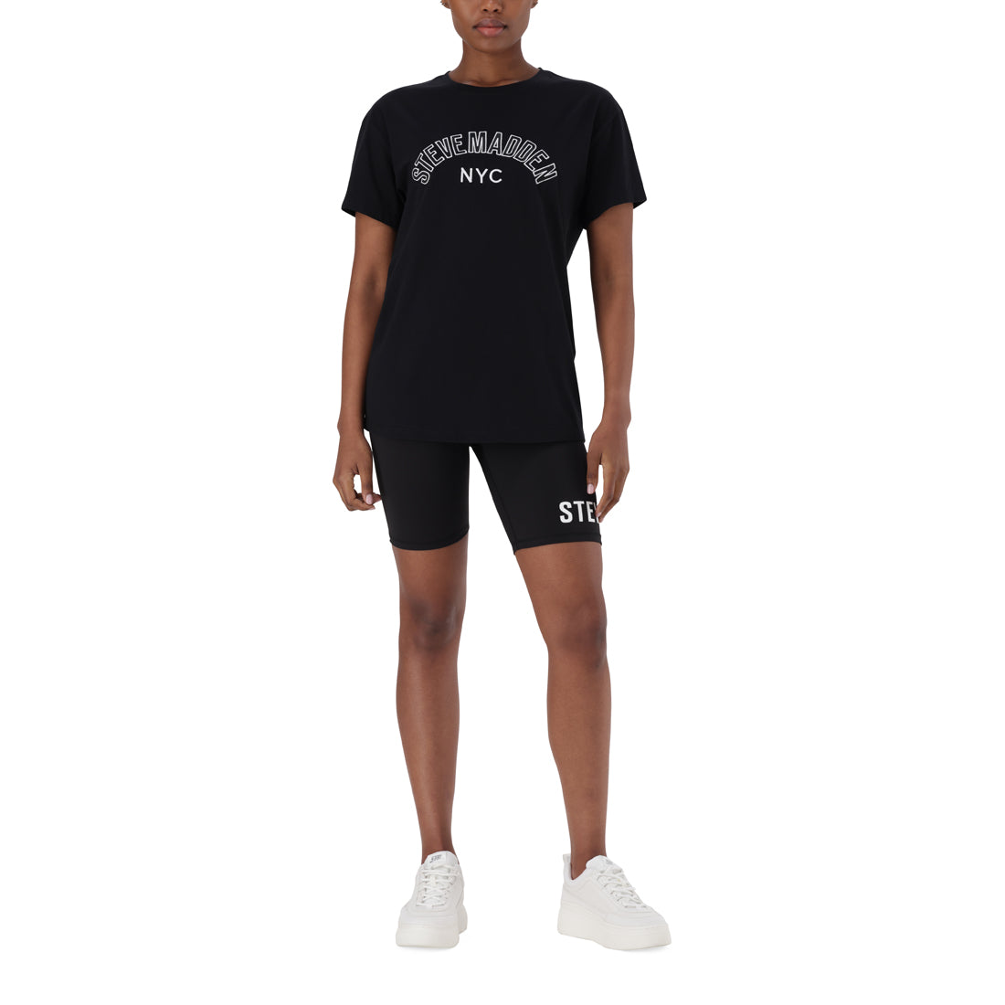 WILLOW BLACK OVERSIZED LOGO TEE
