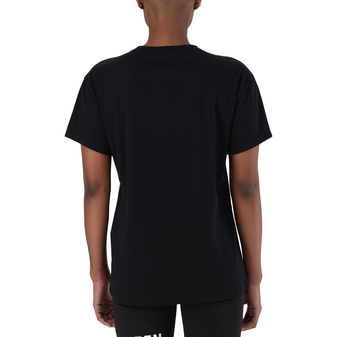 WILLOW BLACK OVERSIZED LOGO TEE