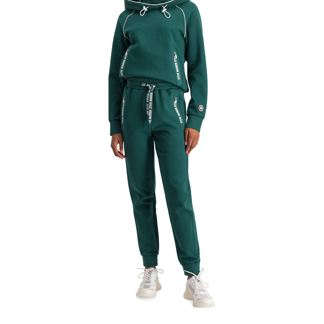 SUZI DARK GREEN SCUBA JOGGERS