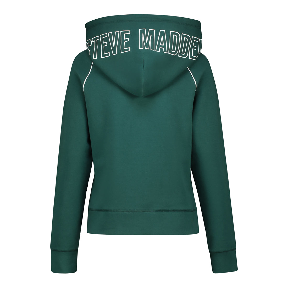 SASHA DARK GREEN HOODED SWEAT TOP