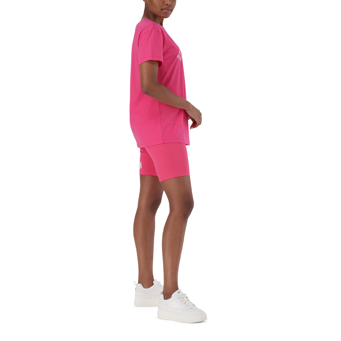 WILLOW HOT PINK OVERSIZED LOGO TEE