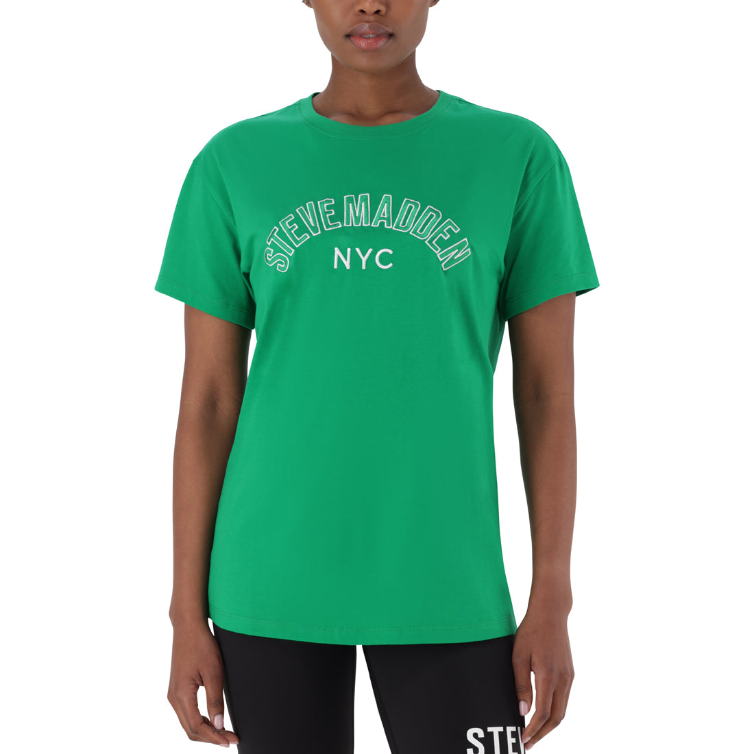 WILLOW GREEN OVERSIZED LOGO TEE