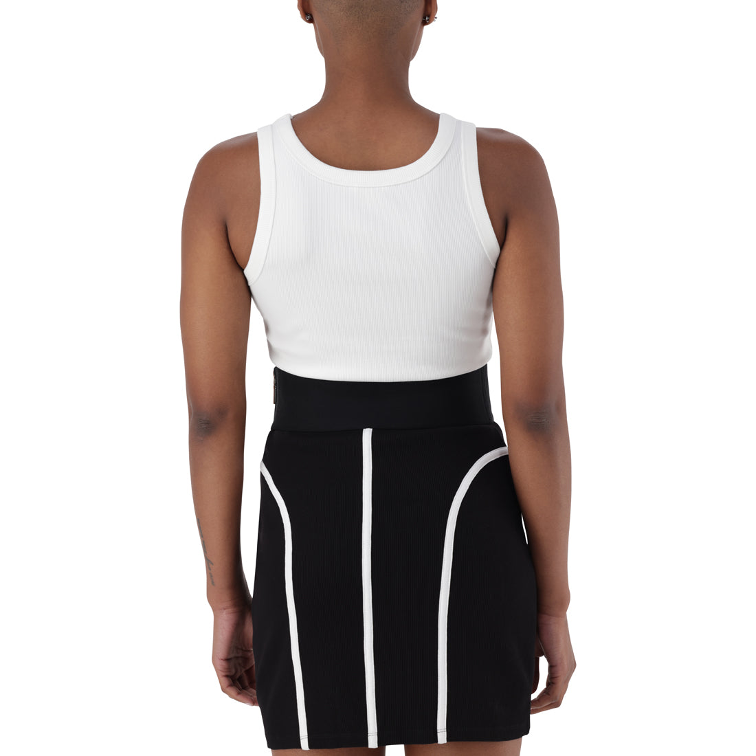 ISABELLA WHITE LOGO TANK TOP