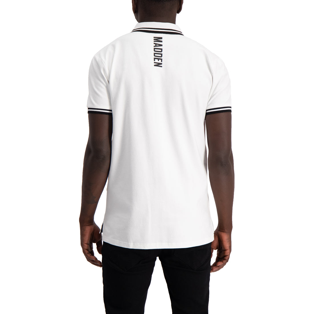 FELIX MENSWEAR GOLFER POLO TEE WHITE