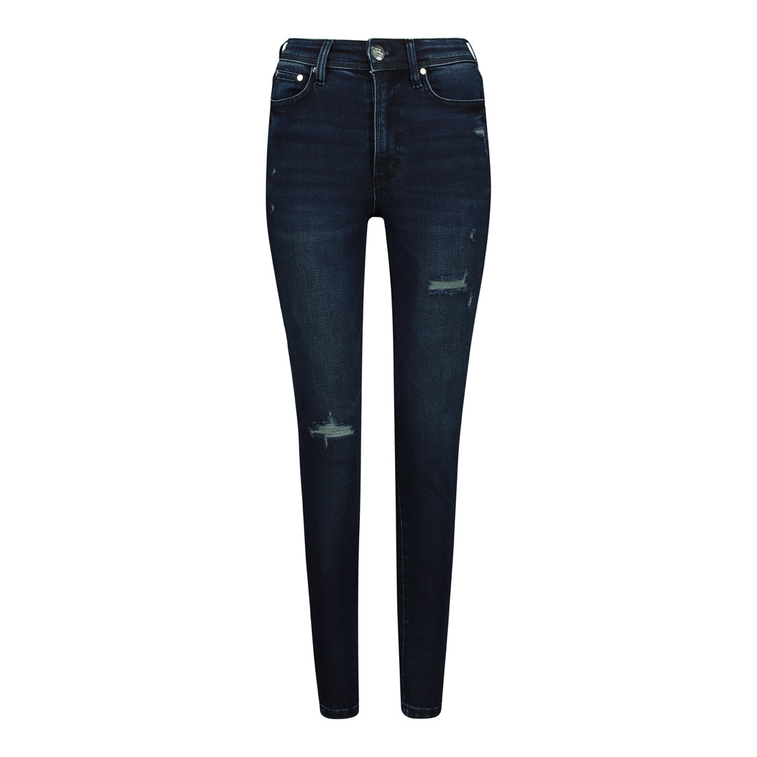 EVA CURVY BLUE BLACK SKINNY