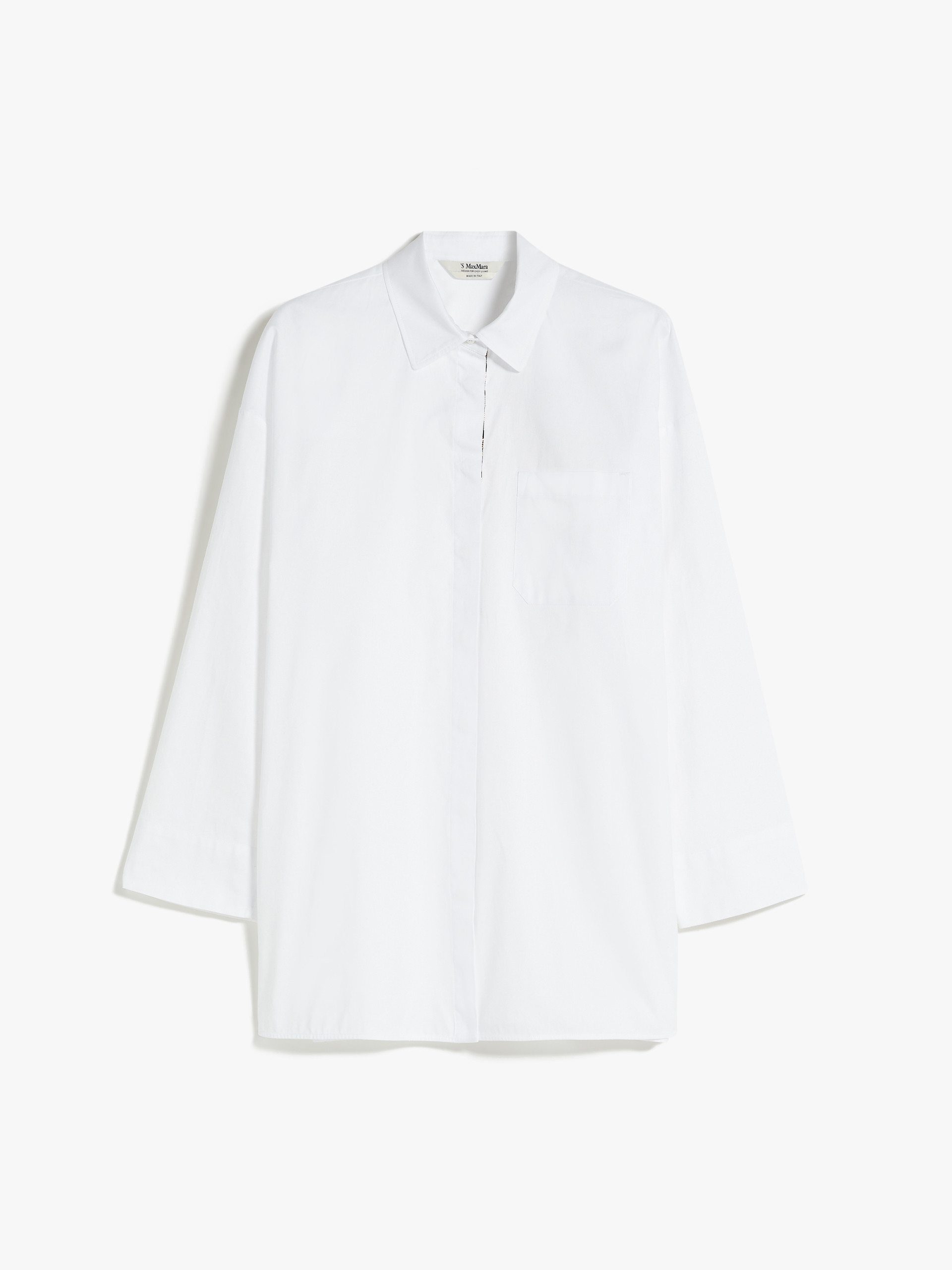 MAX MARA - Cotton Oxford shirt - WHITE - MAX MARA SALE