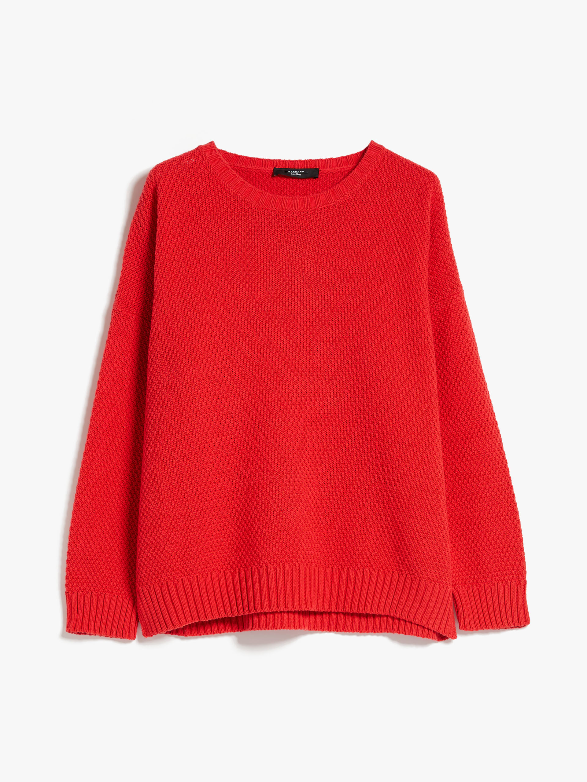 MAX MARA - Oversized cotton blend top - RED - MAX MARA SALE