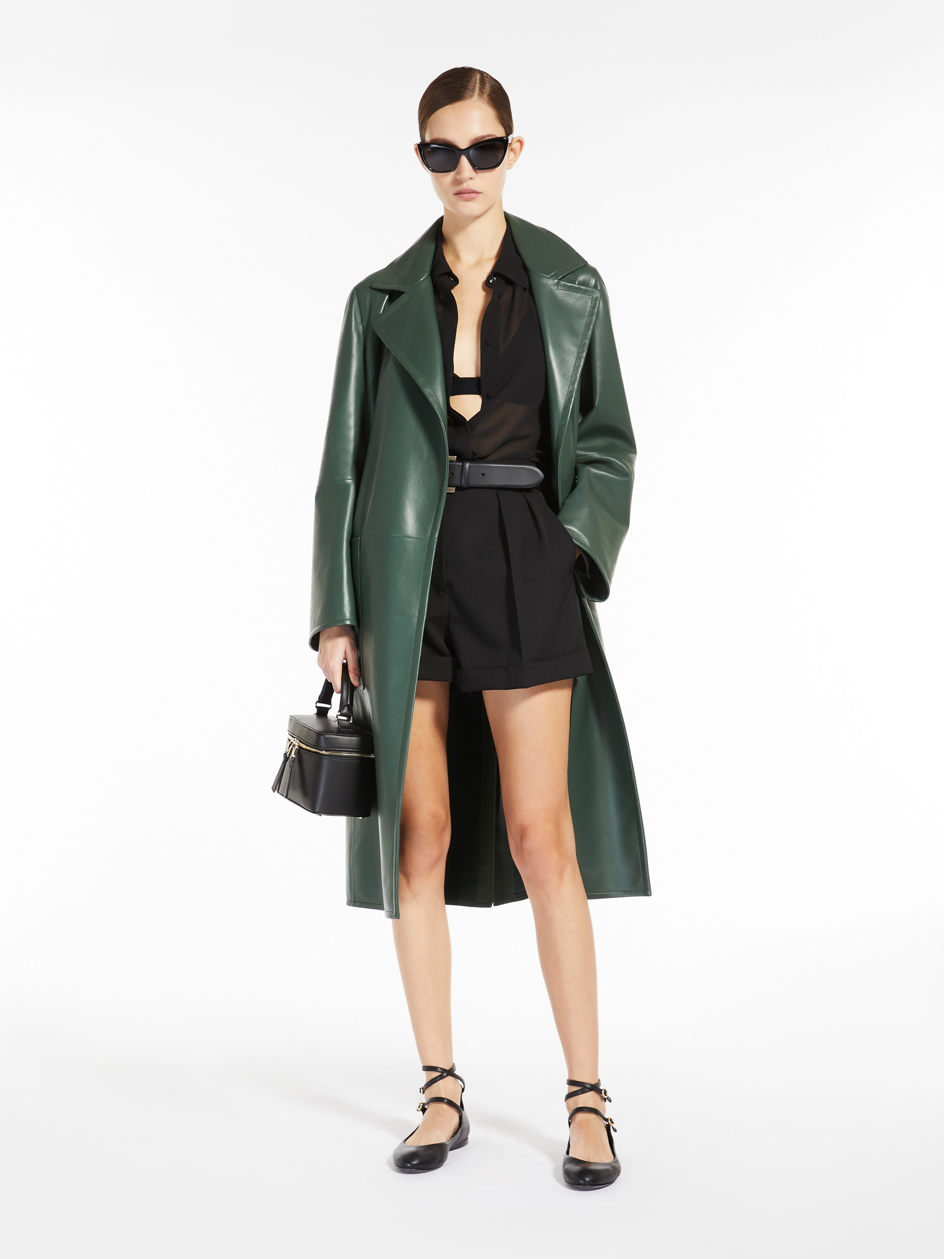 MAX MARA - Silk georgette shirt - BLACK - MAX MARA SALE