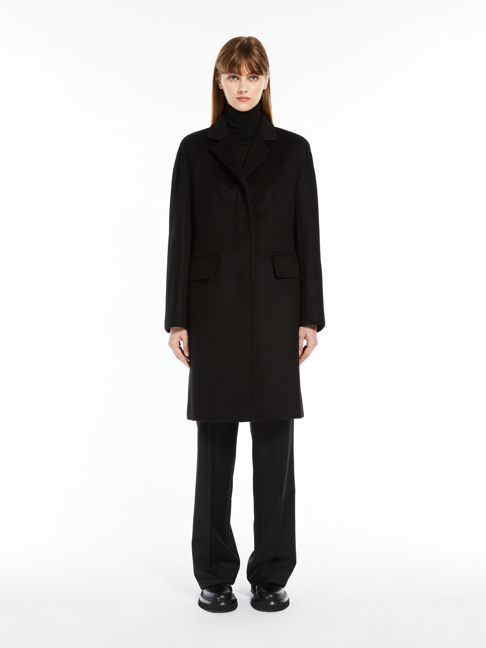MAX MARA - Camel colour robe coat - BLACK - MAX MARA SALE