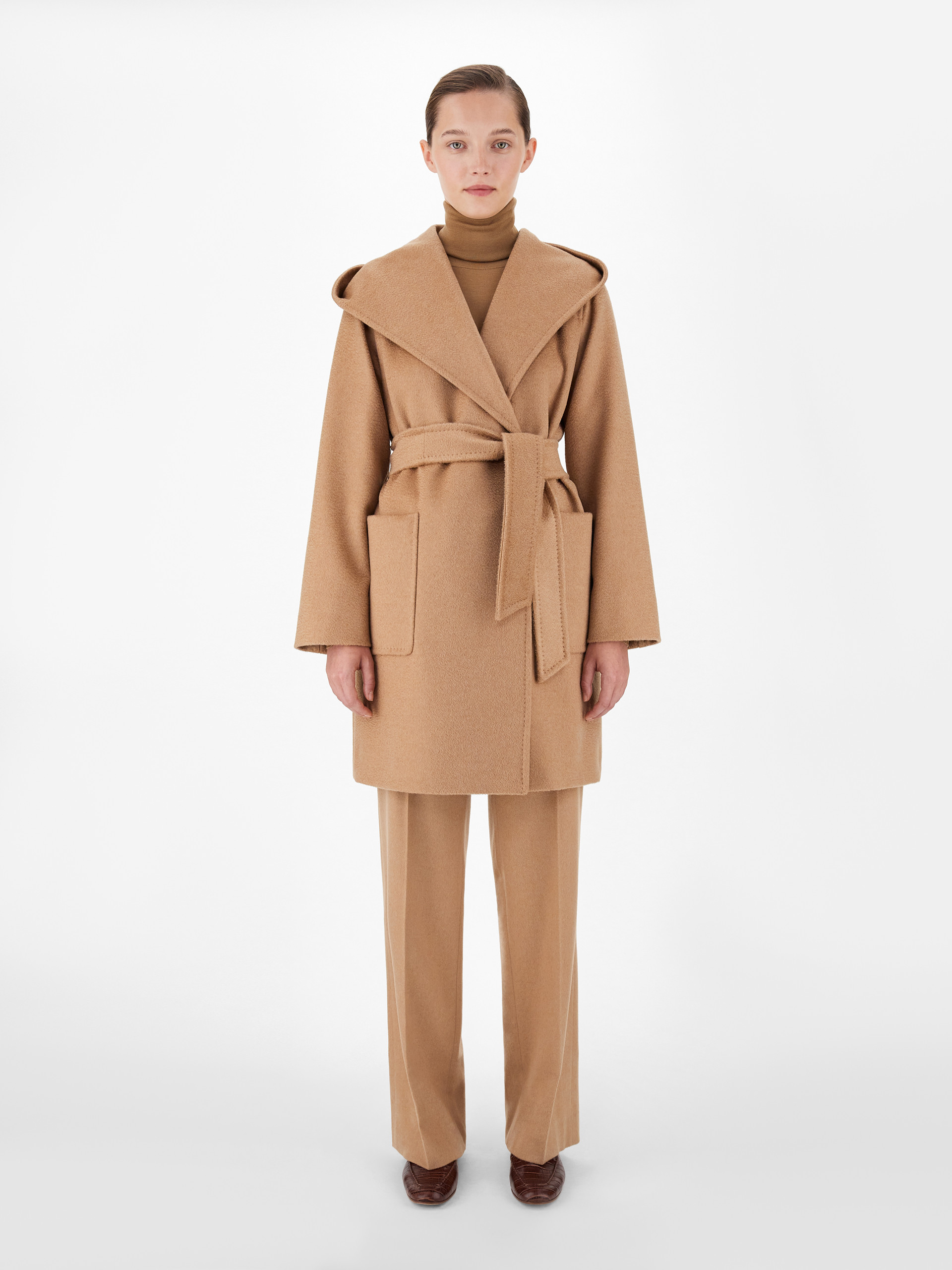 MAX MARA - Camel colour robe coat - CAMEL - MAX MARA SALE