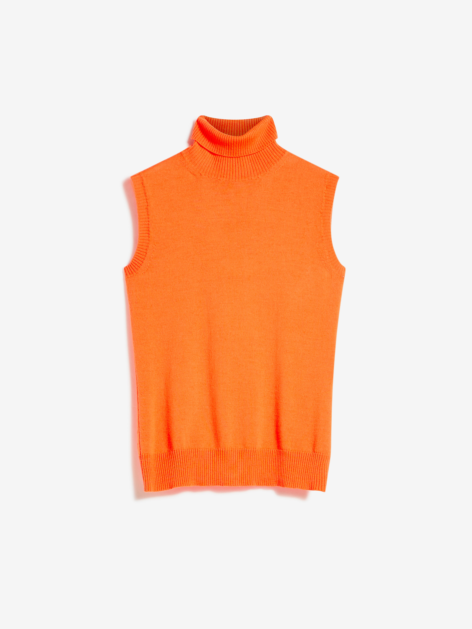 MAX MARA - Pure wool mock polo-neck sweater - PURPLE - MAX MARA SALE