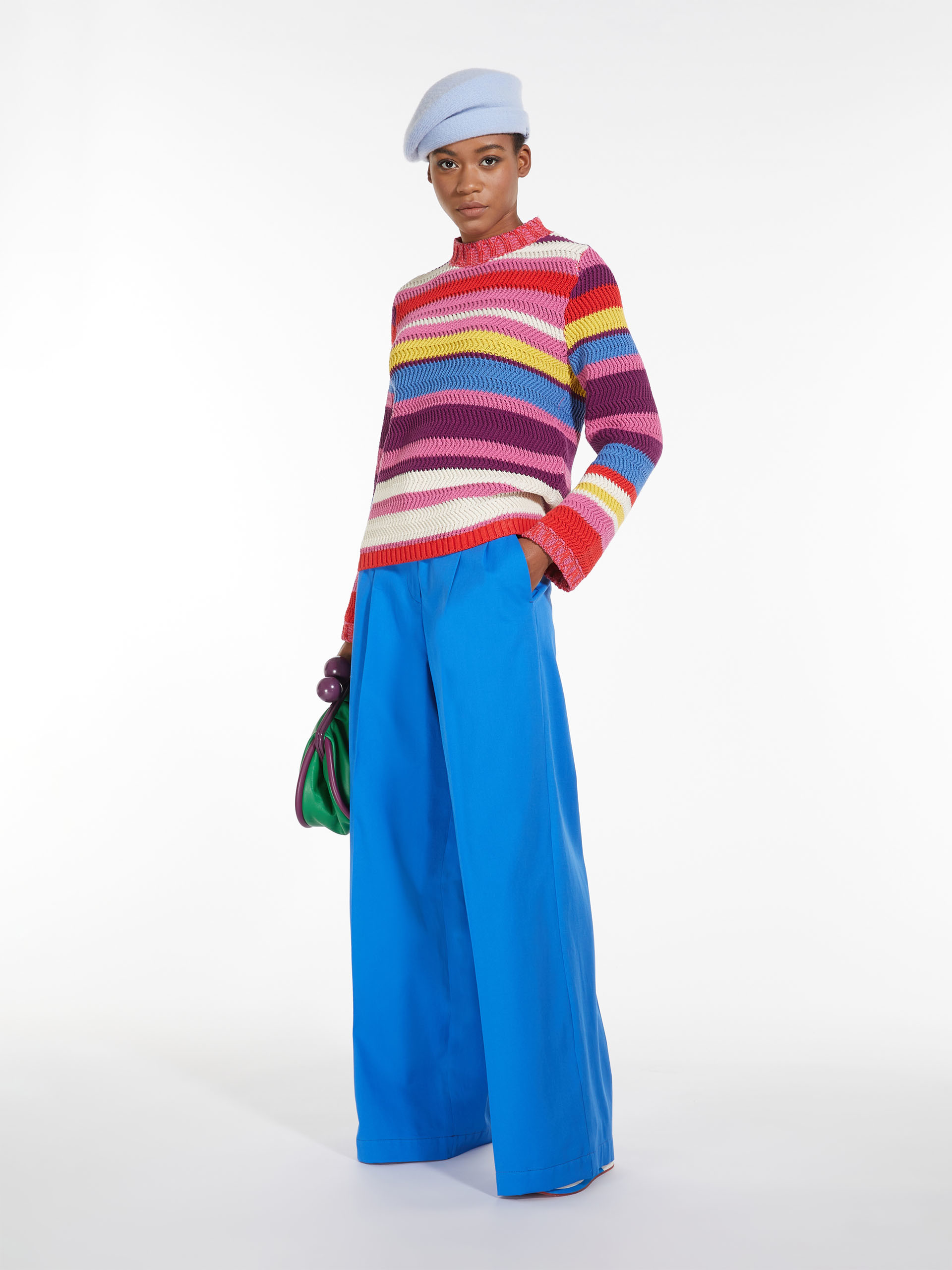 MAX MARA - Striped cotton knit - MULTICOLOUR - MAX MARA SALE