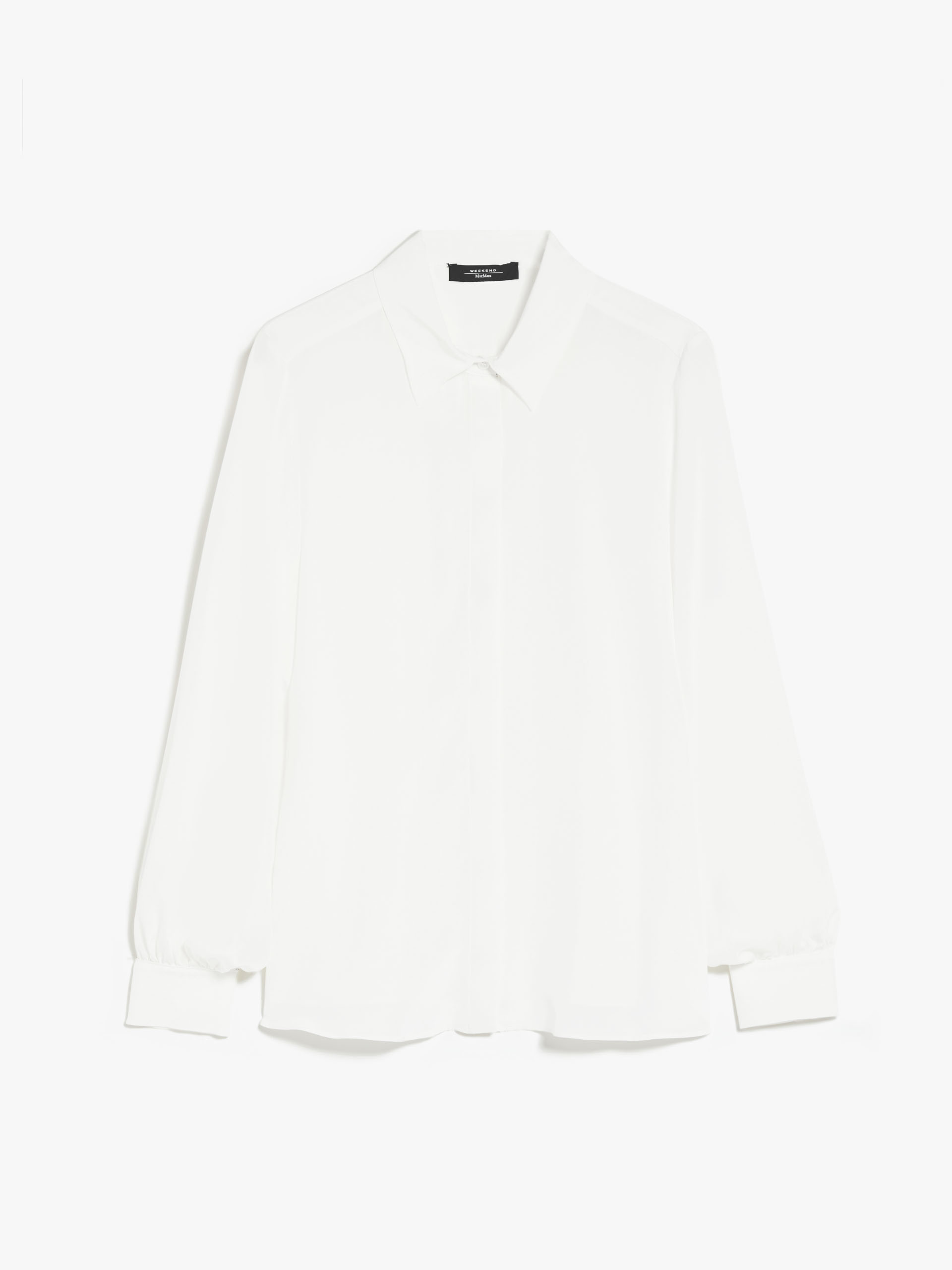 MAX MARA - Shirt in washed silk - IVORY - MAX MARA SALE