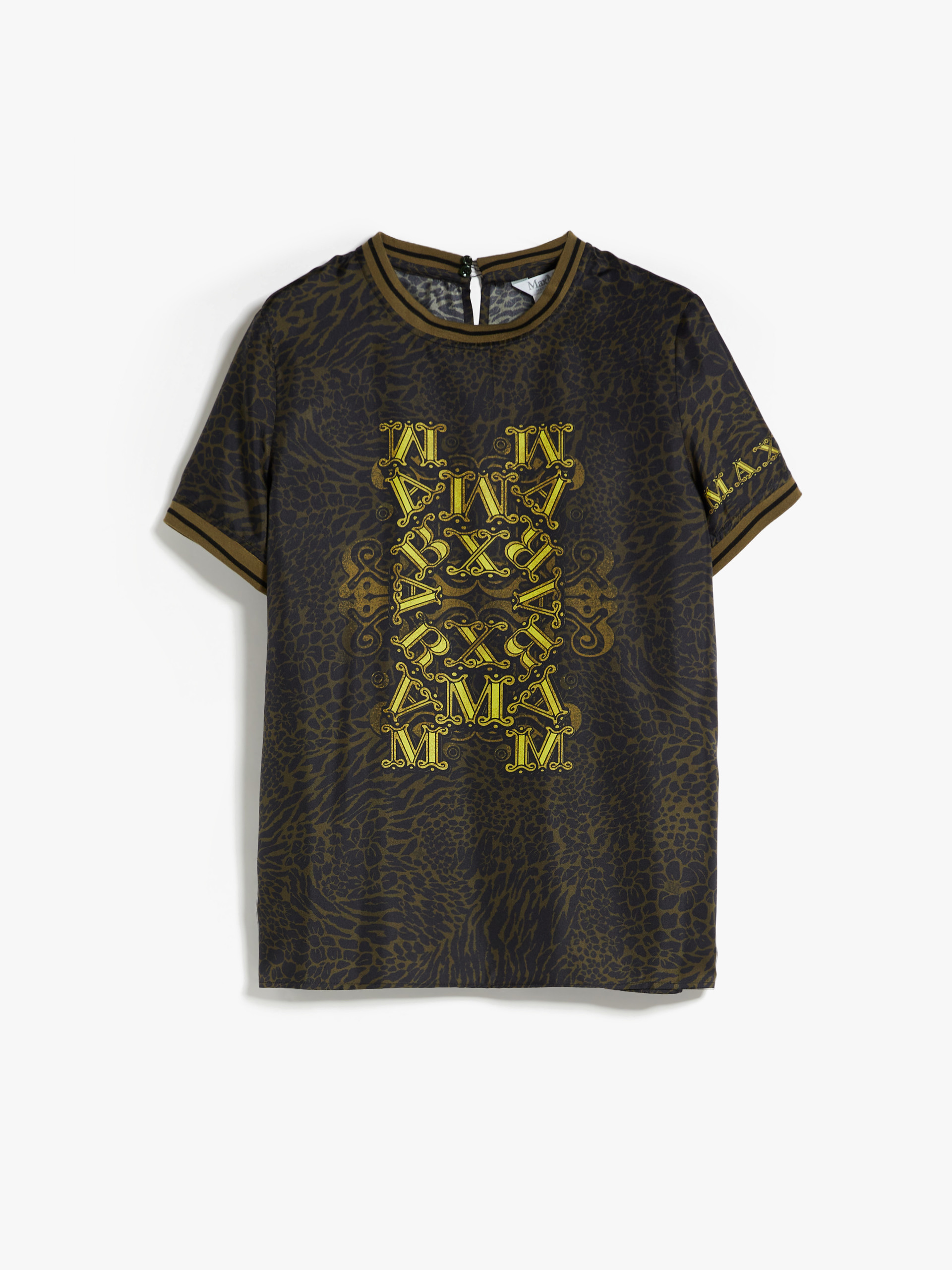 MAX MARA - Printed silk twill blouse - BLACK - MAX MARA SALE