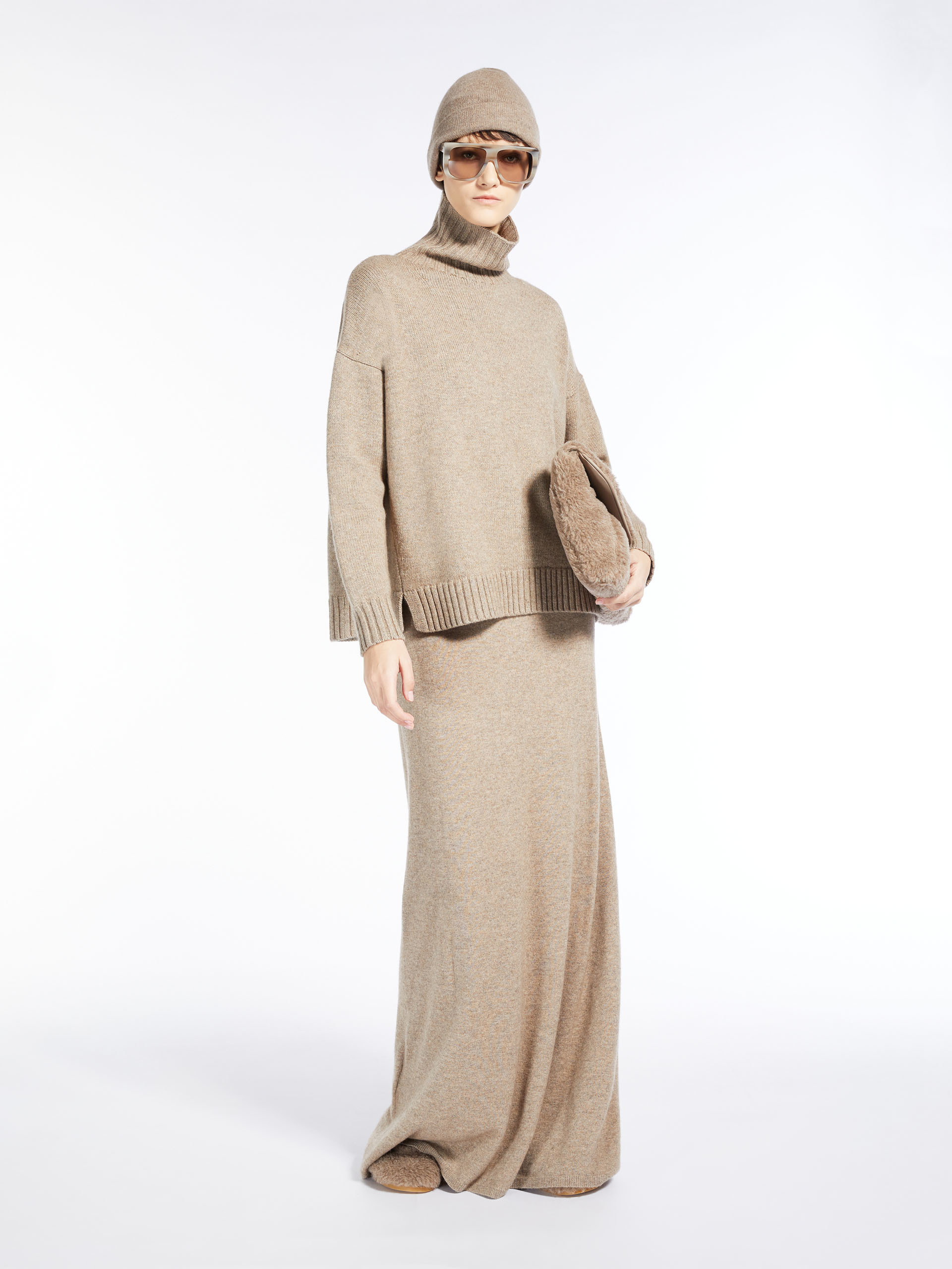 MAX MARA - Wool and cashmere pullover - SAND - MAX MARA SALE