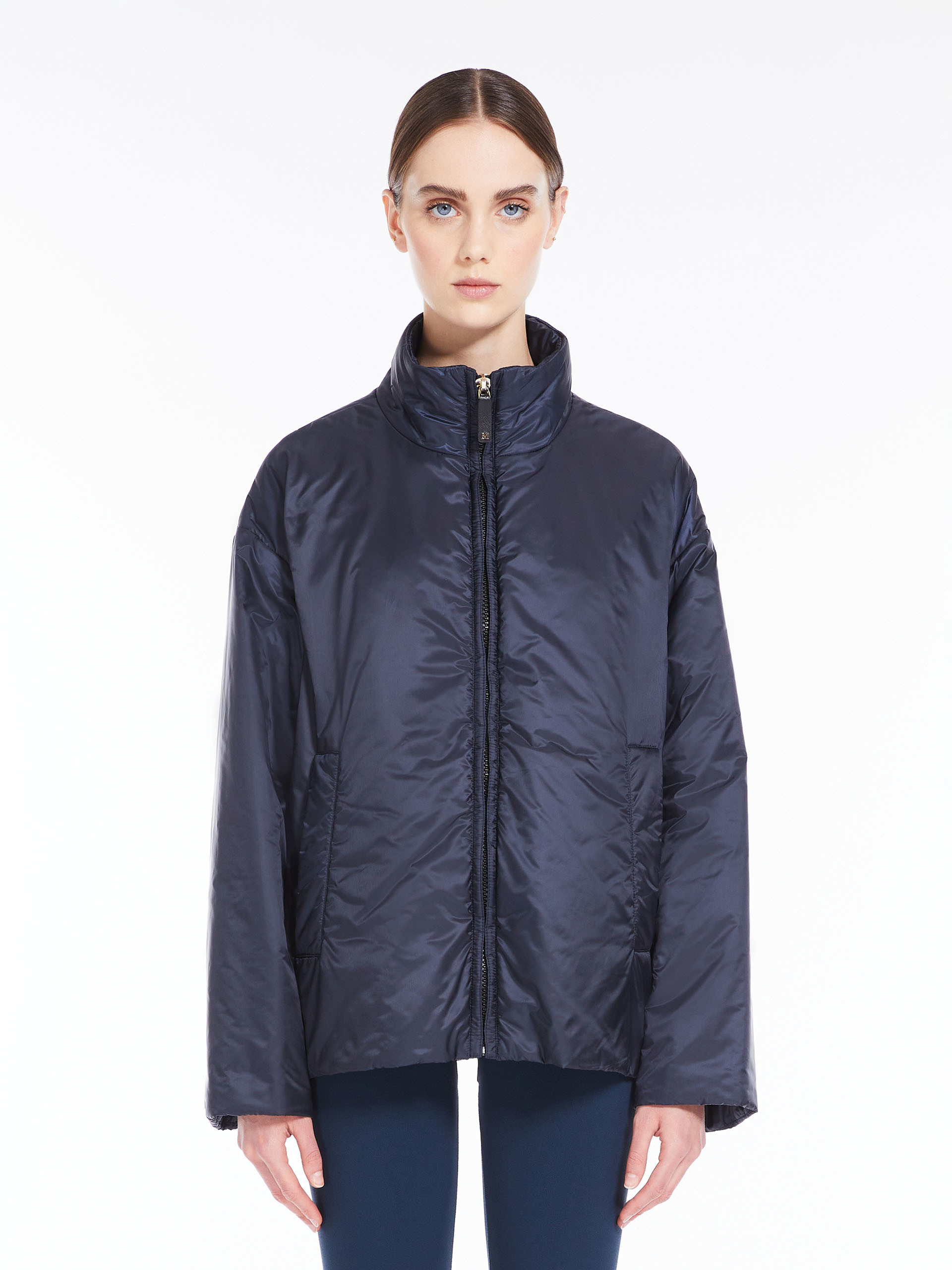 MAX MARA - Water-repellent canvas jacket - MIDNIGHTBLUE - MAX MARA SALE