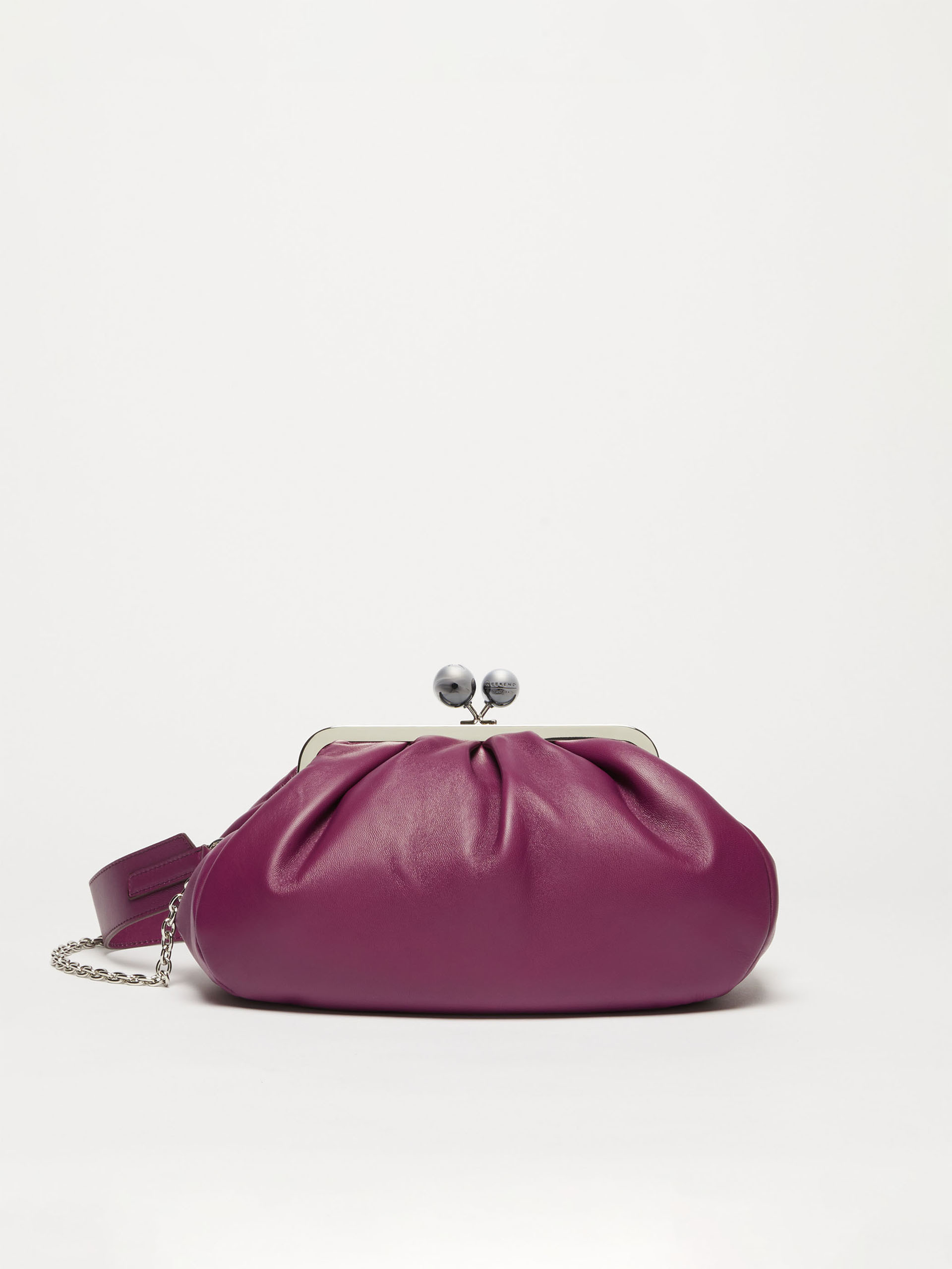 MAX MARA - Medium Pasticcino Bag in nappa leather - PURPLE - MAX MARA SALE