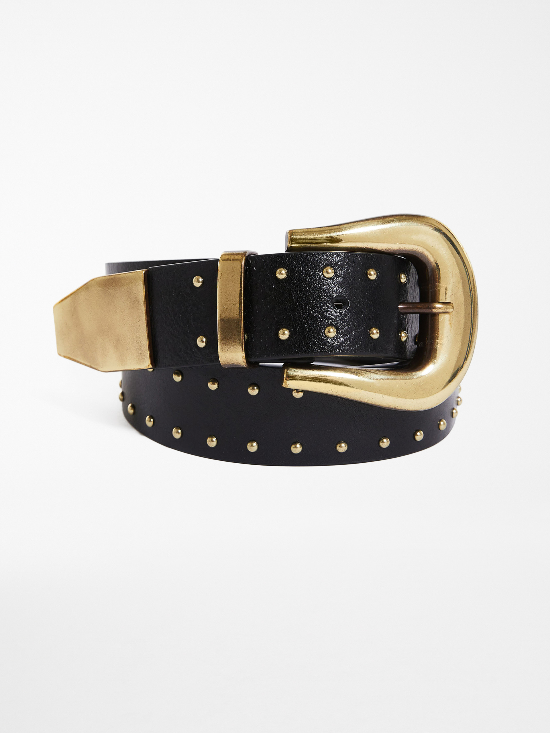 MAX MARA - Studded belt - BLACK - MAX MARA SALE