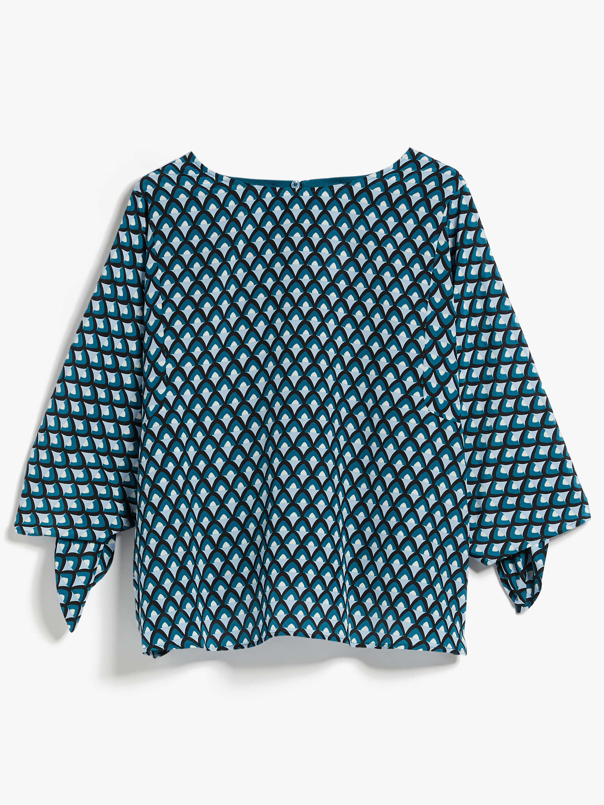 MAX MARA - Printed silk blouse - OIL - MAX MARA SALE