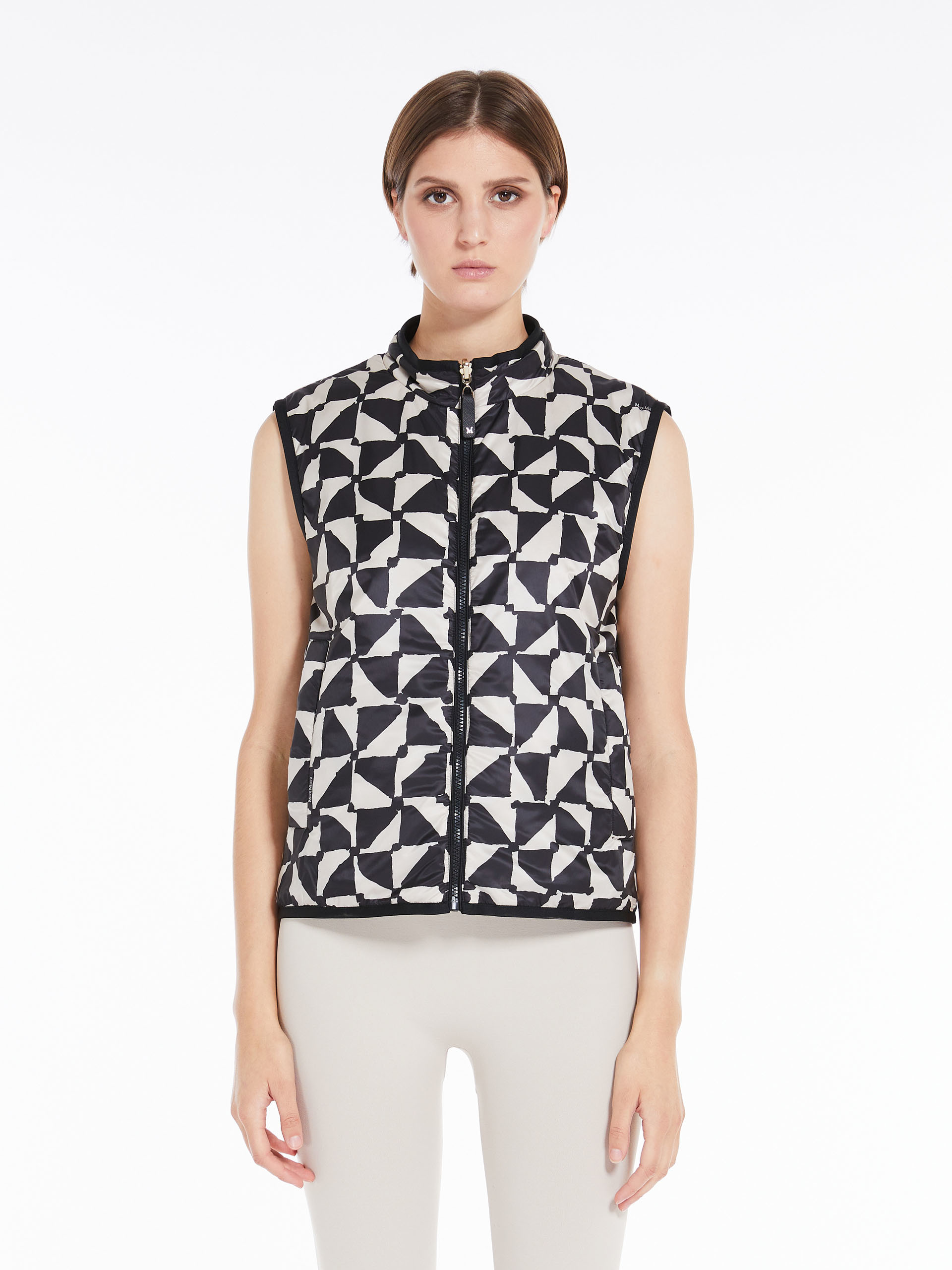 MAX MARA - Reversible gilet in water-resistant fabric - ECRU - MAX MARA SALE