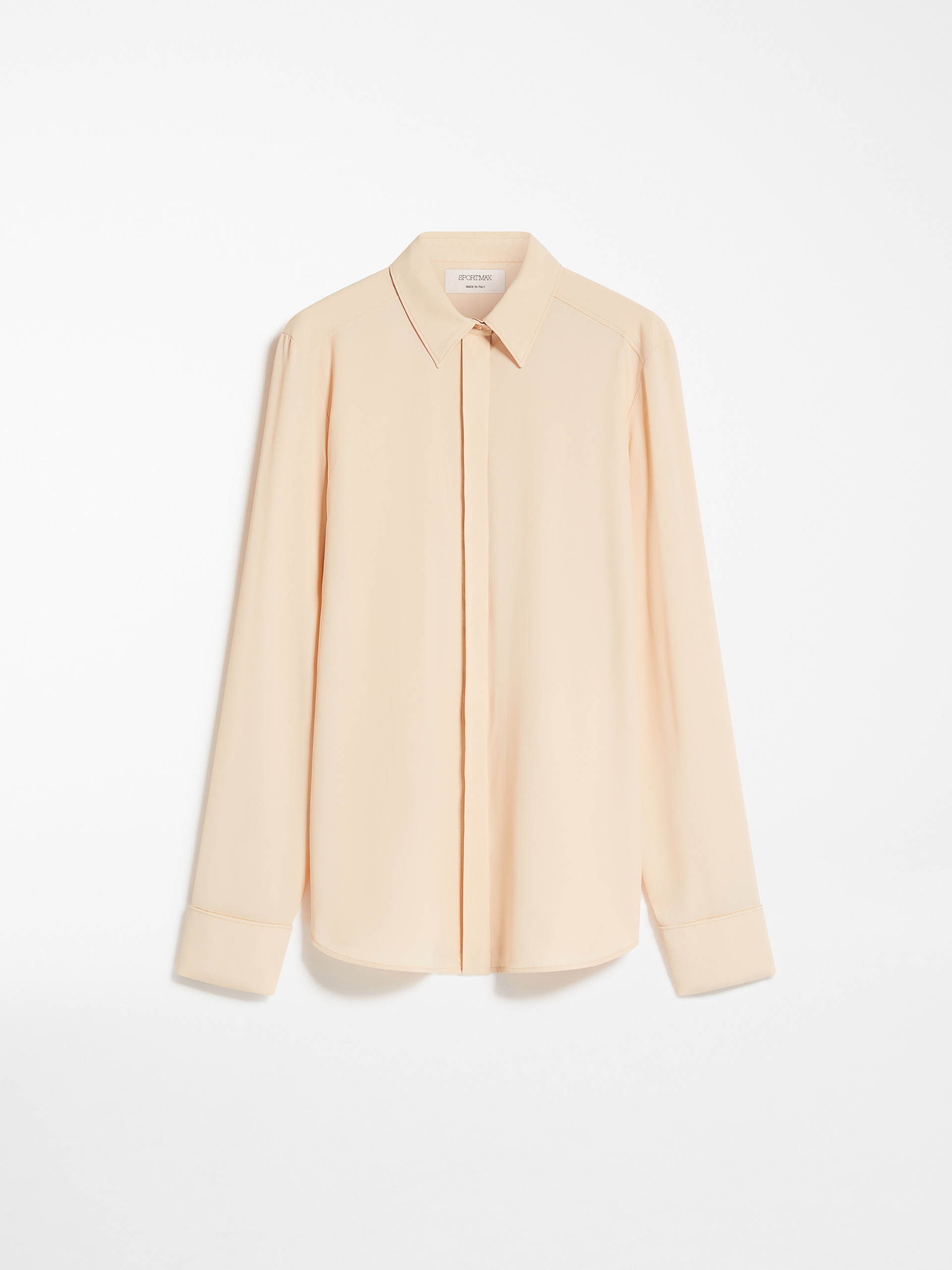 MAX MARA - Silk-blend shirt - POWDER - MAX MARA SALE