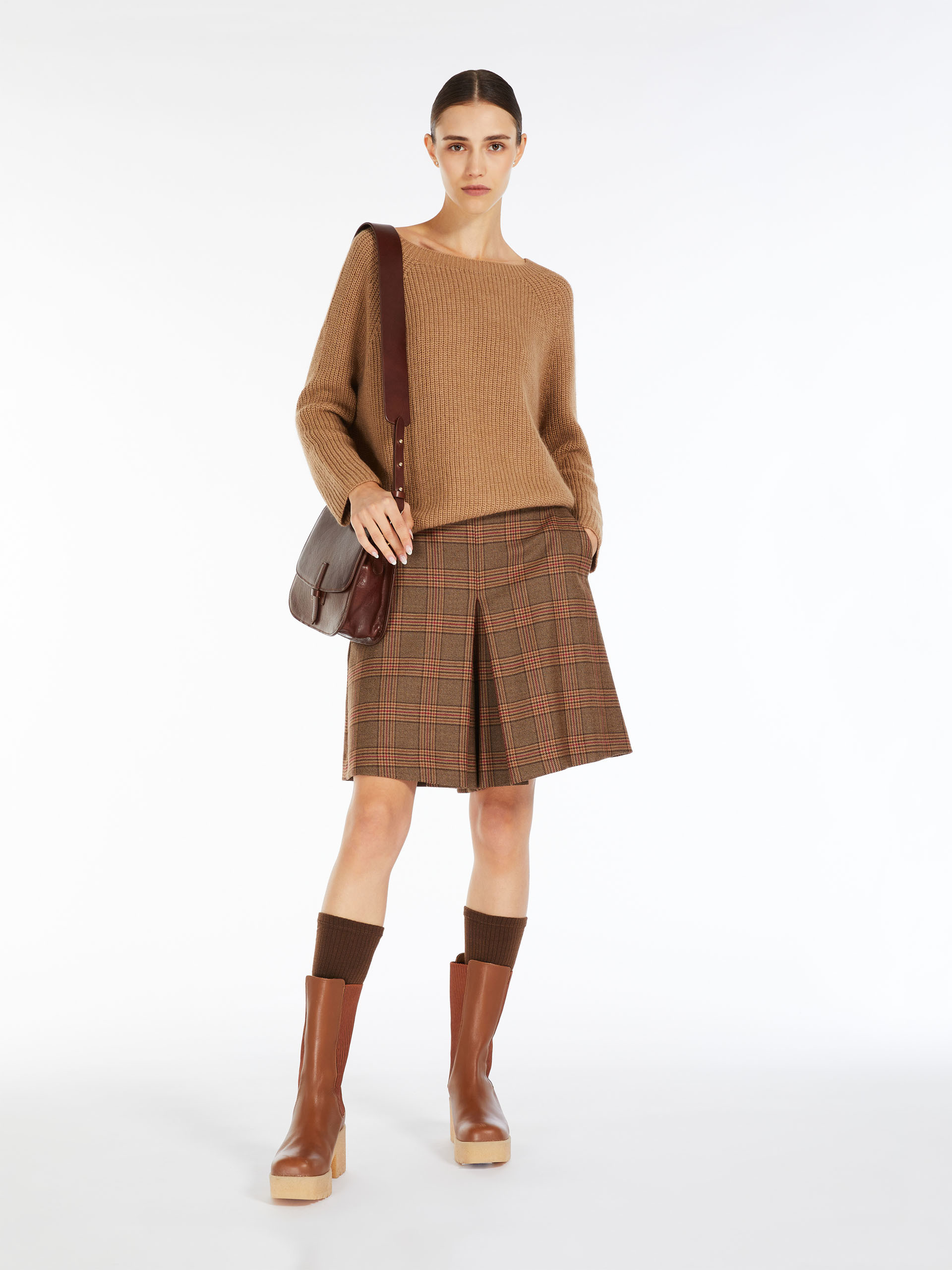 MAX MARA - Mohair yarn sweater - CAMEL - MAX MARA SALE