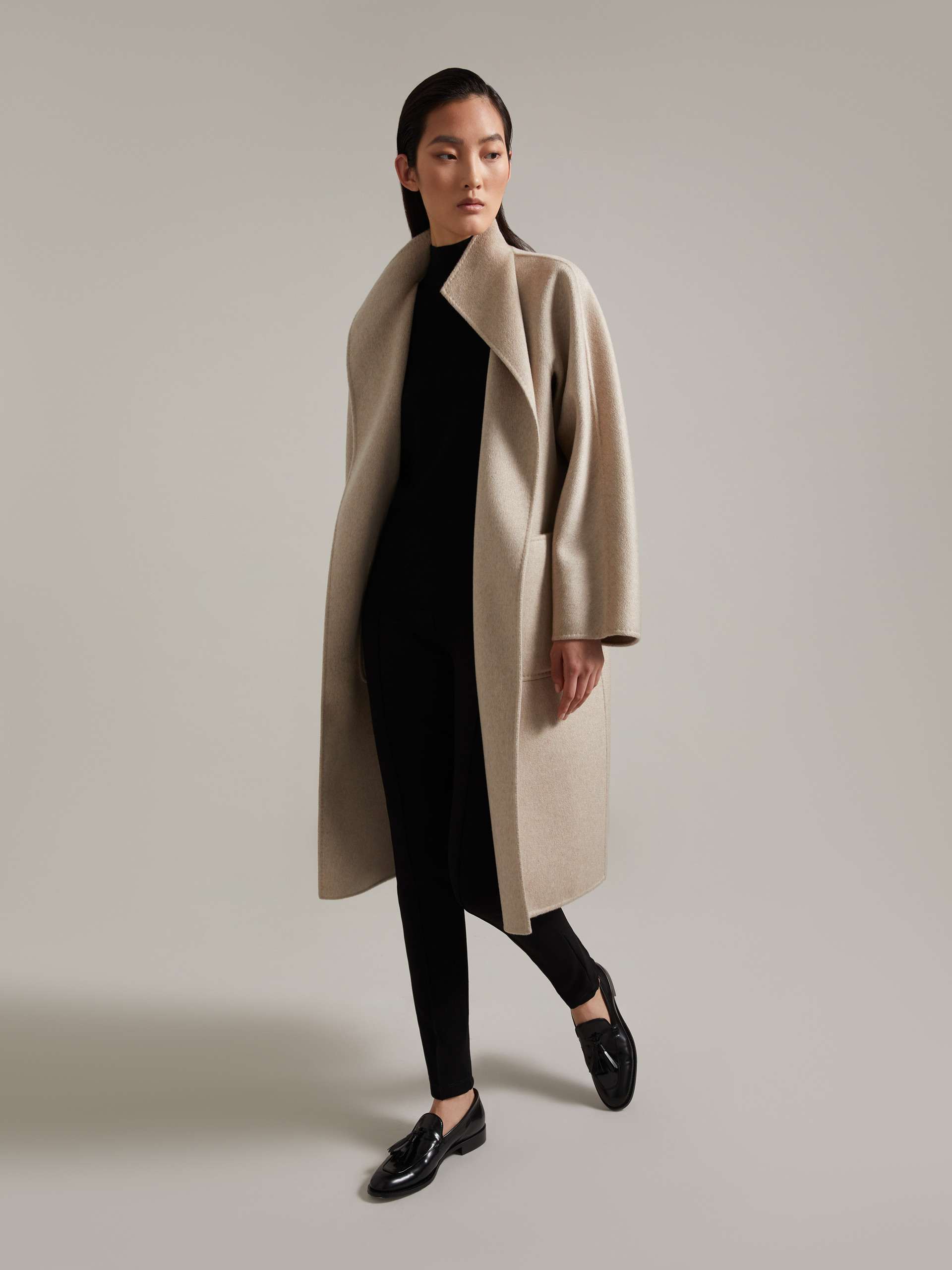 MAX MARA - Cashmere cardigan coat - SAND - MAX MARA SALE
