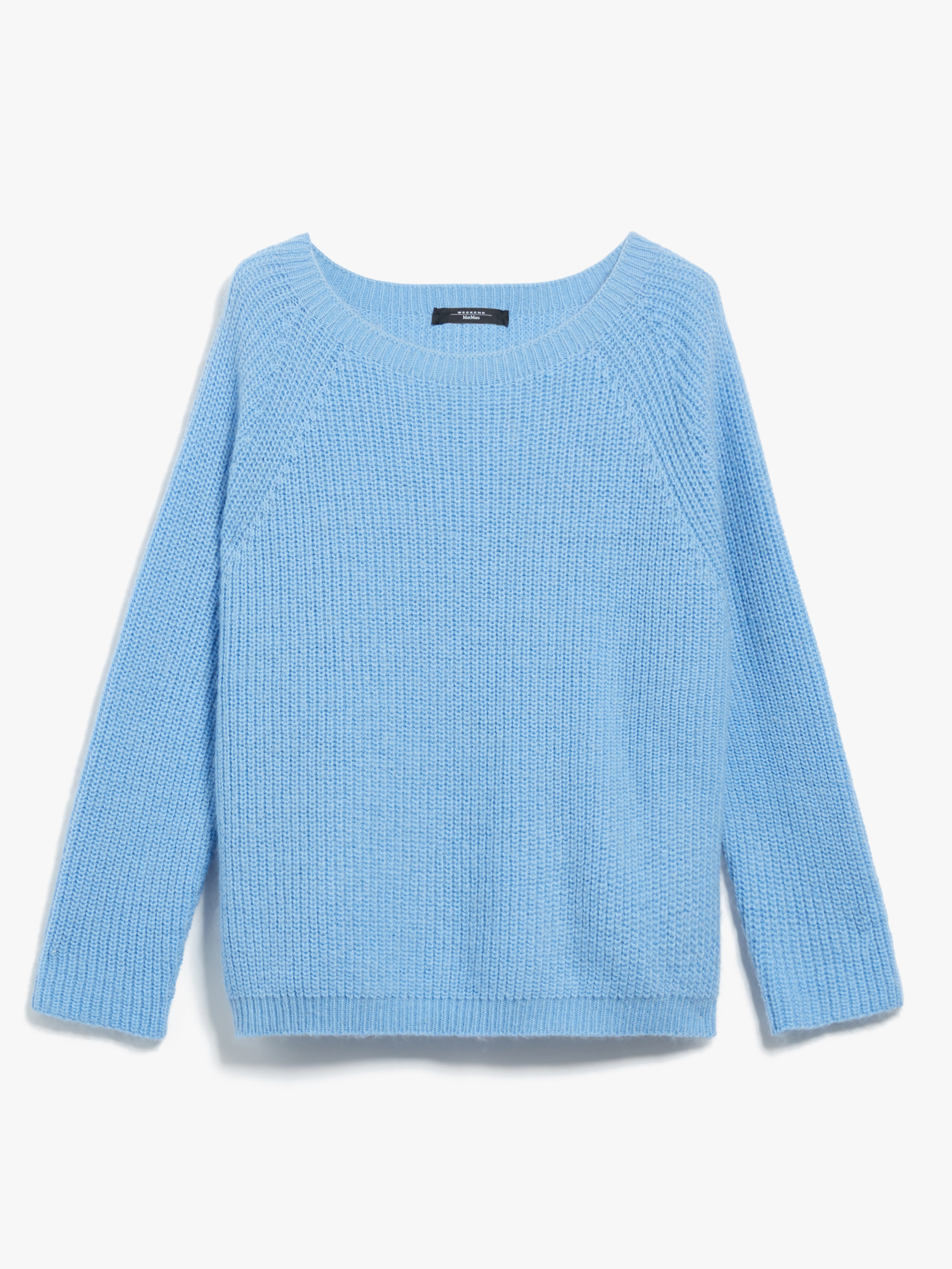 MAX MARA - Mohair yarn sweater - LIGHT BLUE - MAX MARA SALE
