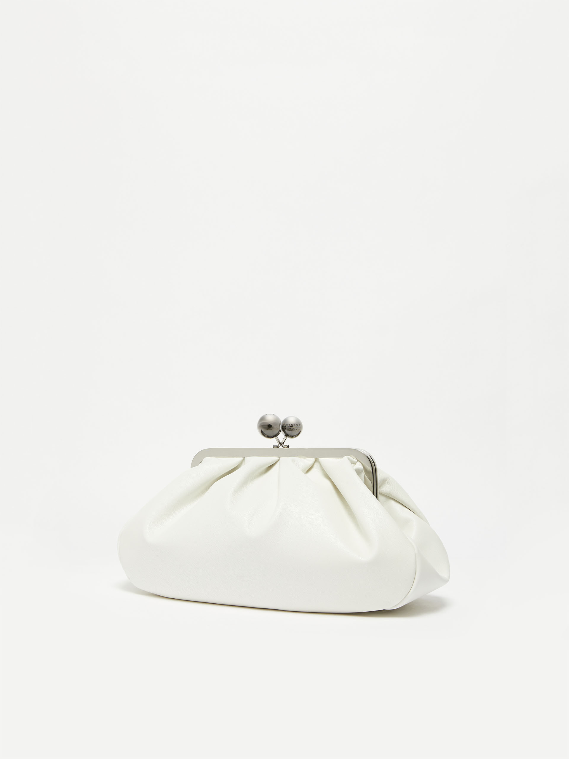 MAX MARA - Medium Pasticcino Bag in nappa leather - MILK - MAX MARA SALE