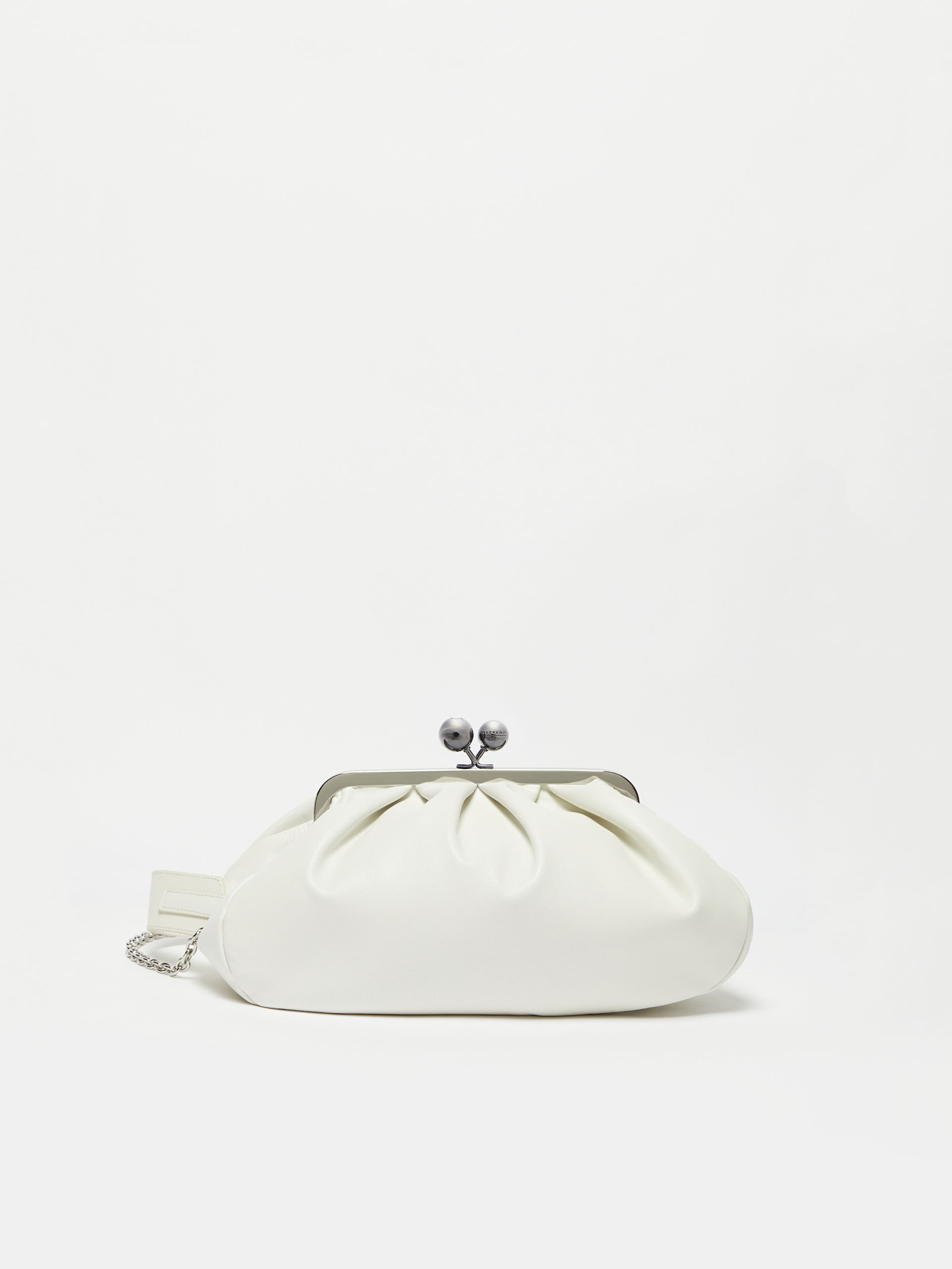 MAX MARA - Medium Pasticcino Bag in nappa leather - MILK - MAX MARA SALE