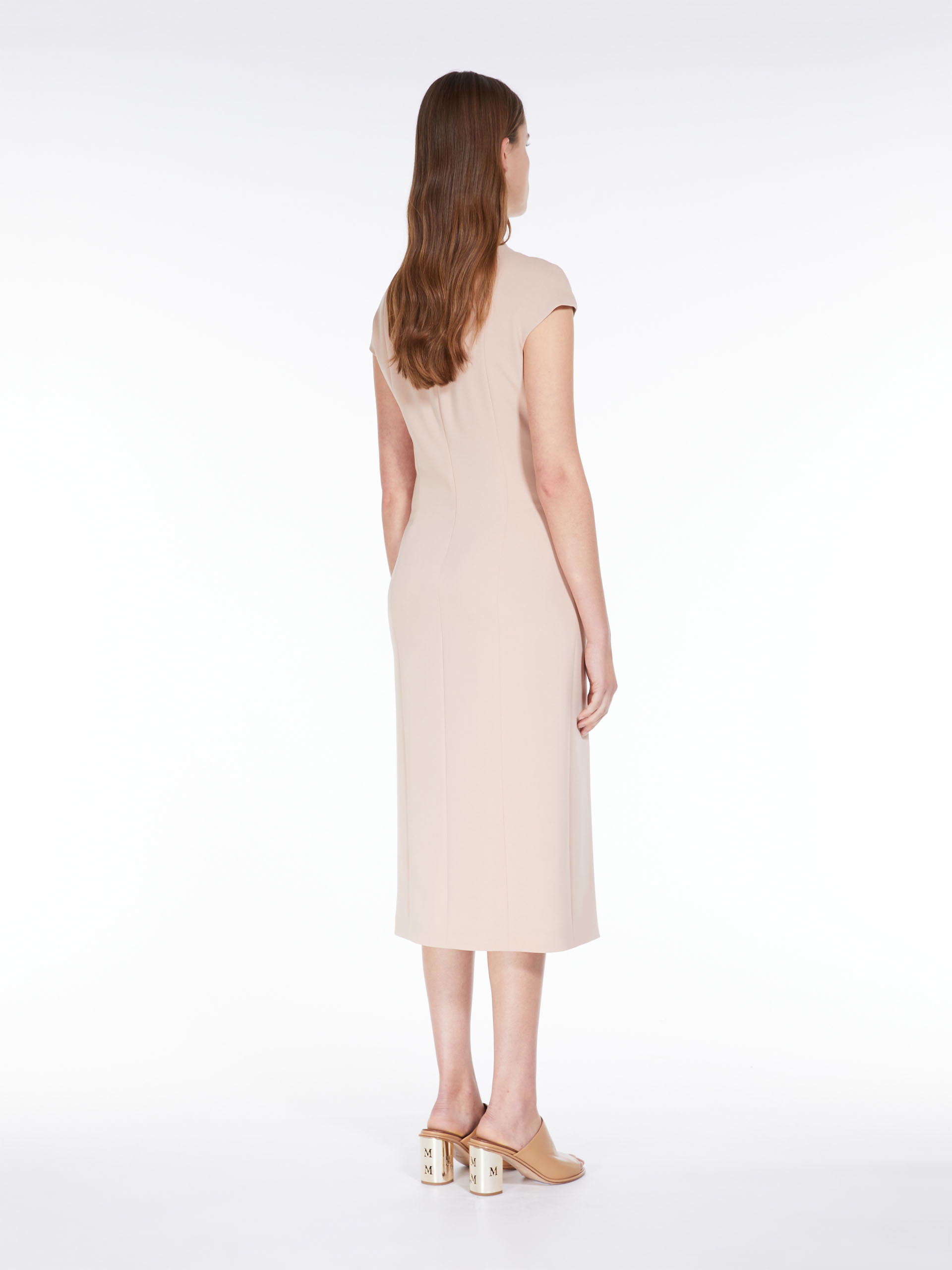 MAX MARA - Long cady dress - MAKE UP NUDE - MAX MARA SALE