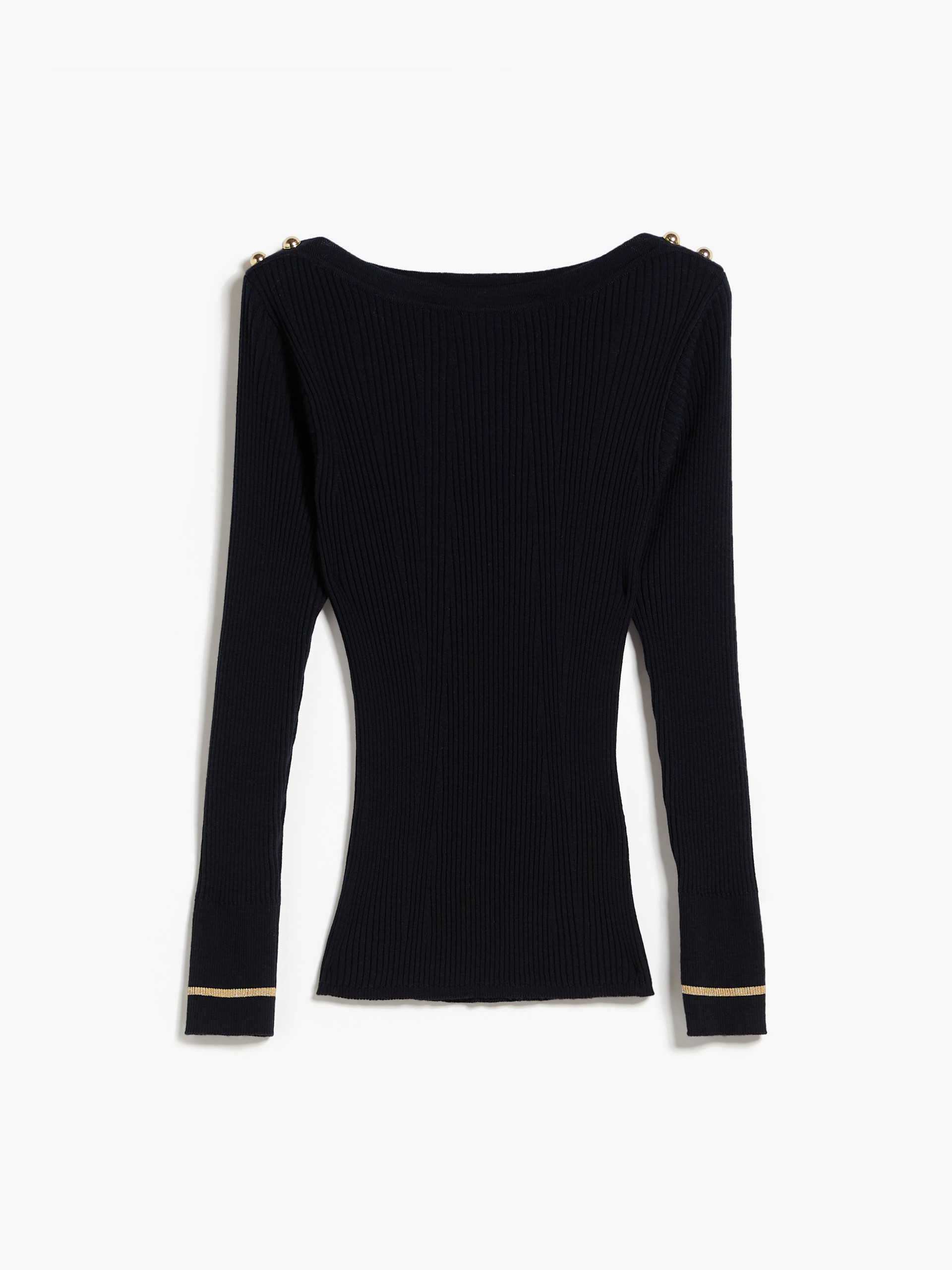 MAX MARA - Pure wool sweater - NAVY - MAX MARA SALE