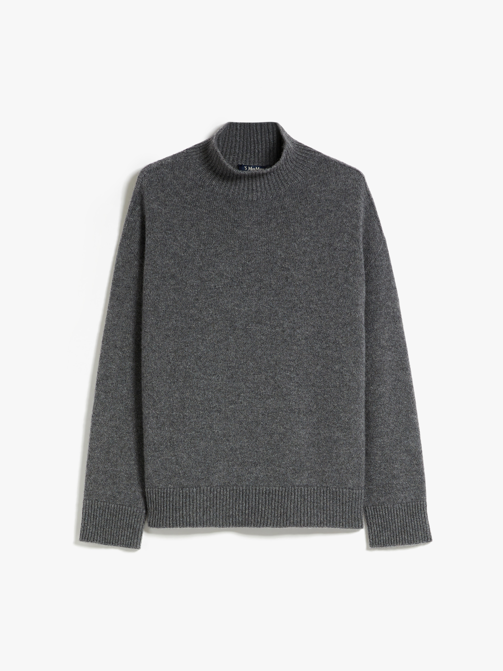 MAX MARA - Cashmere yarn polo-neck sweater - MEDIUM GREY - MAX MARA SALE