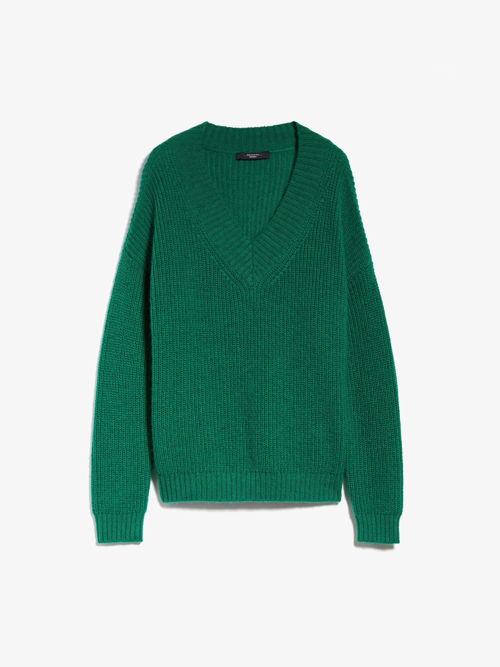 MAX MARA - Mohair yarn sweater - EMERALD - MAX MARA SALE