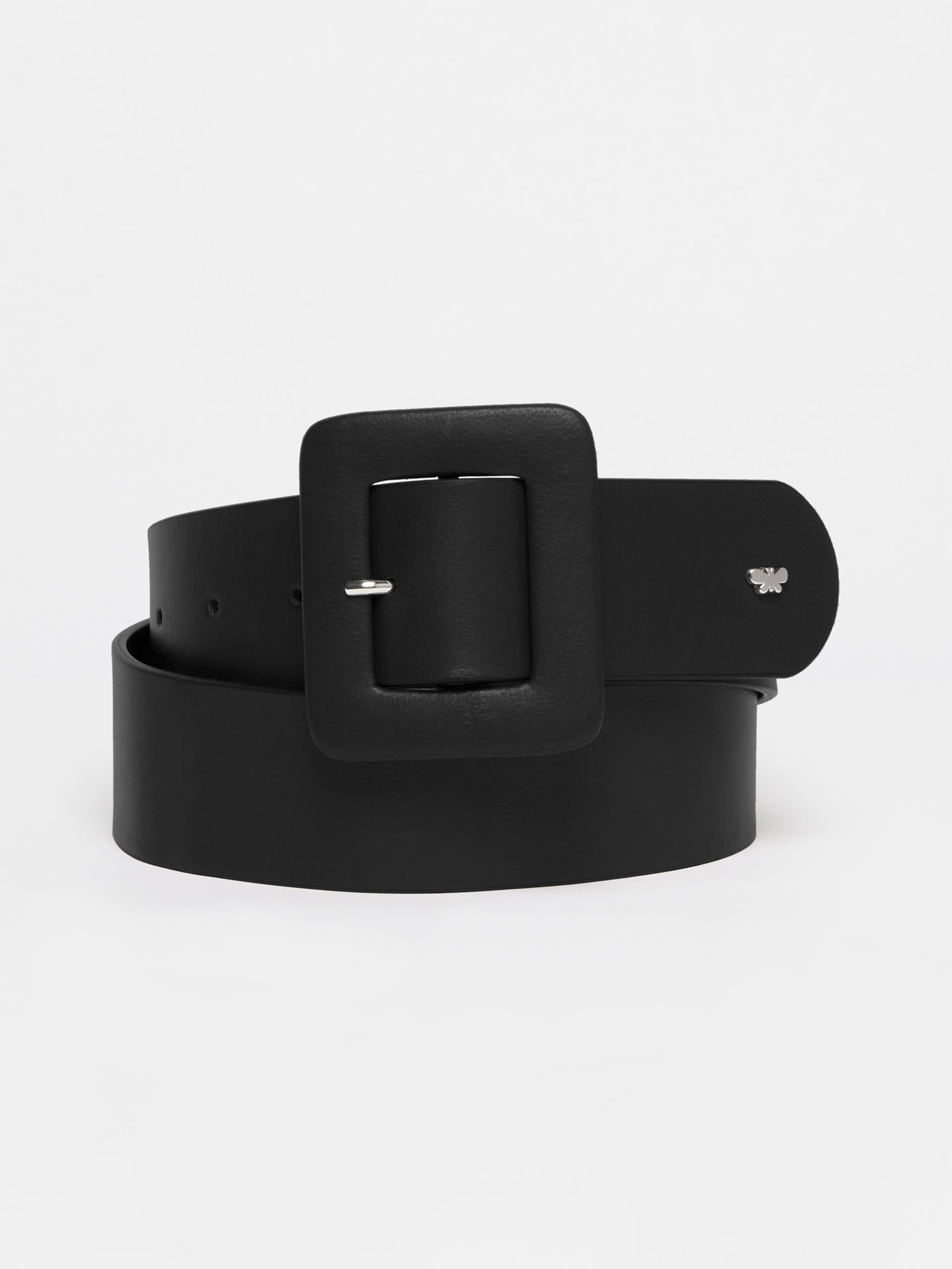 MAX MARA - Nappa leather belt - BLACK - MAX MARA SALE