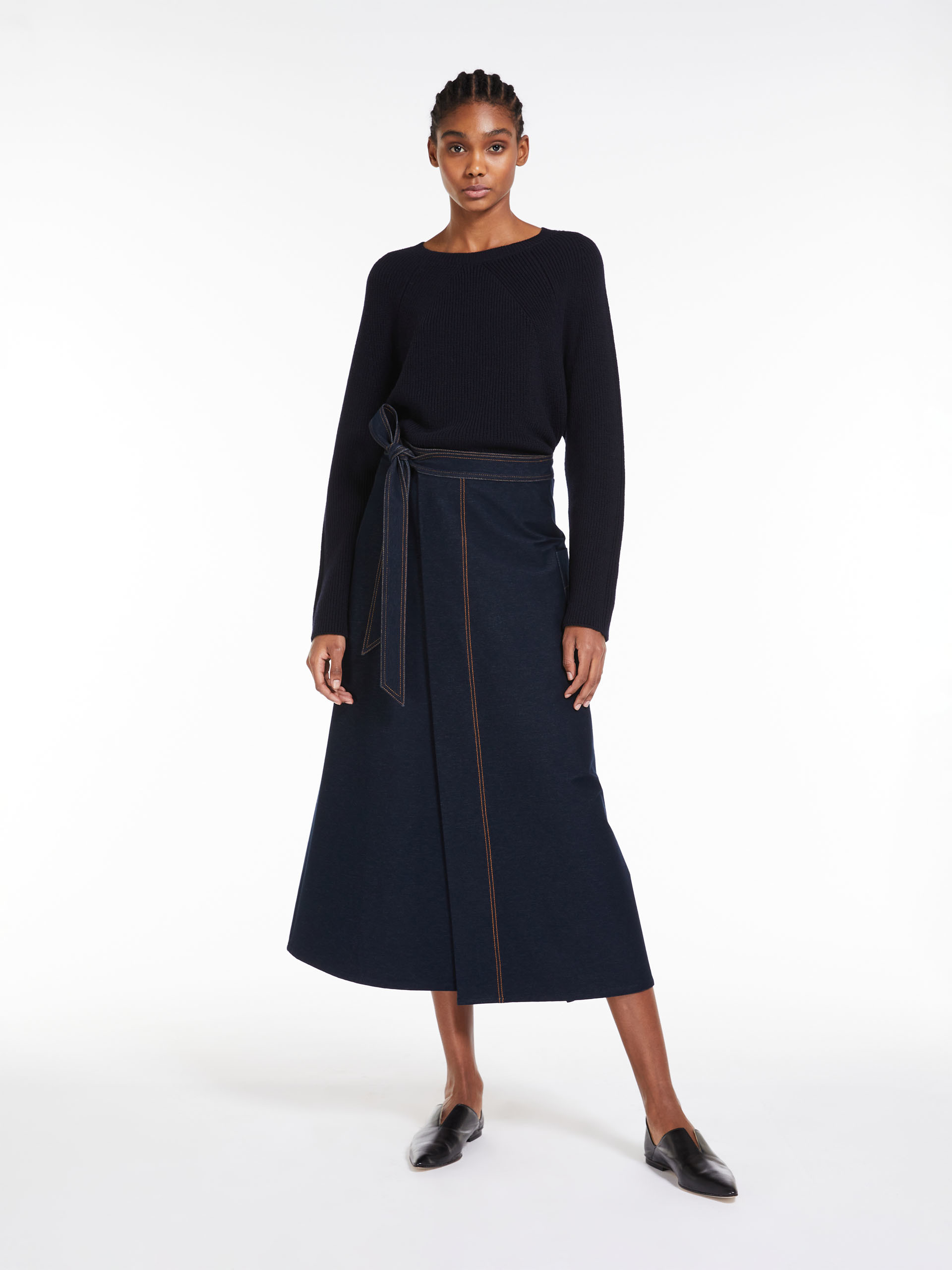 MAX MARA - Wool knit jumper - ULTRAMARINE - MAX MARA SALE