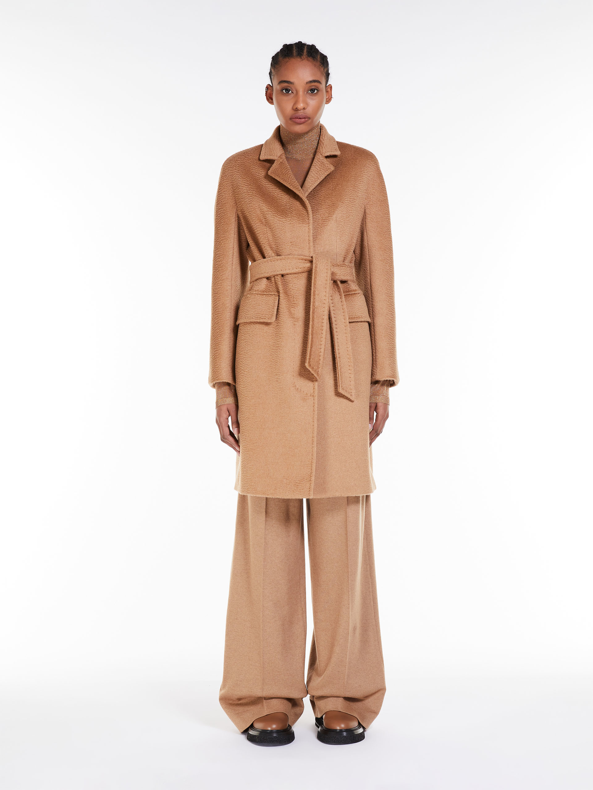MAX MARA - Camel colour robe coat - CAMEL - MAX MARA SALE