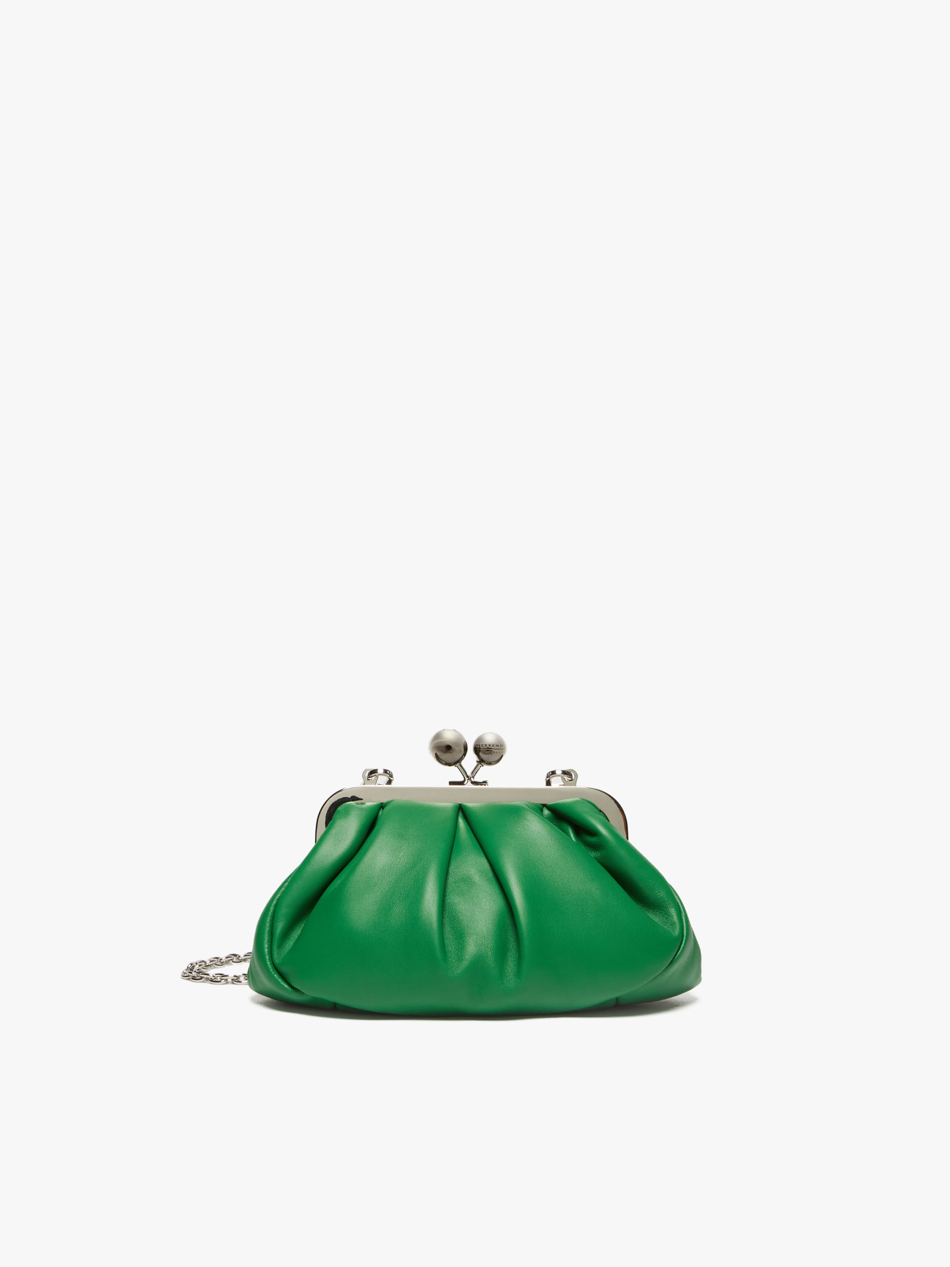 MAX MARA - Small Pasticcino Bag in nappa leather - GREEN - MAX MARA SALE