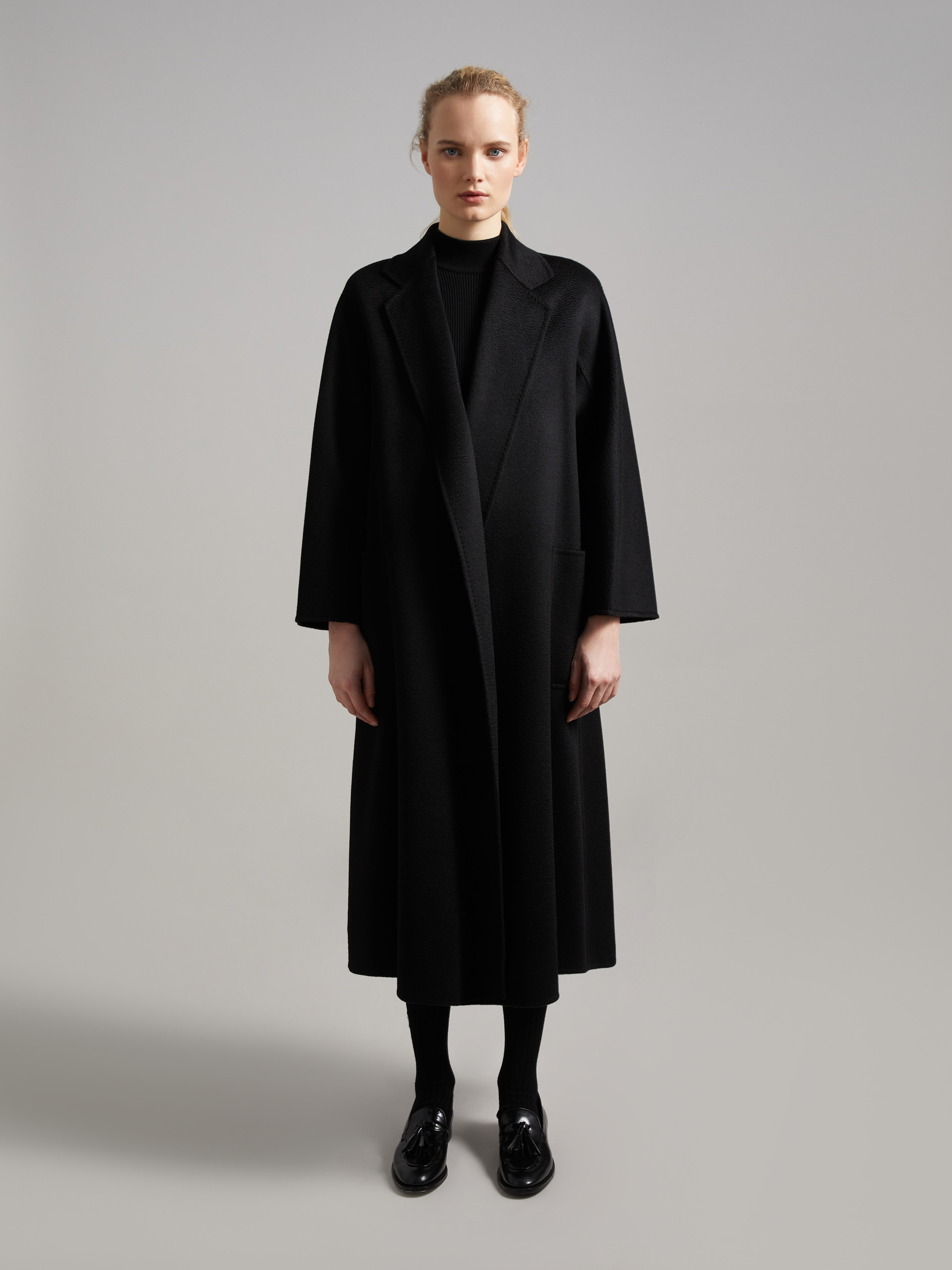 MAX MARA - Ludmilla Icon Coat - BLACK - MAX MARA SALE