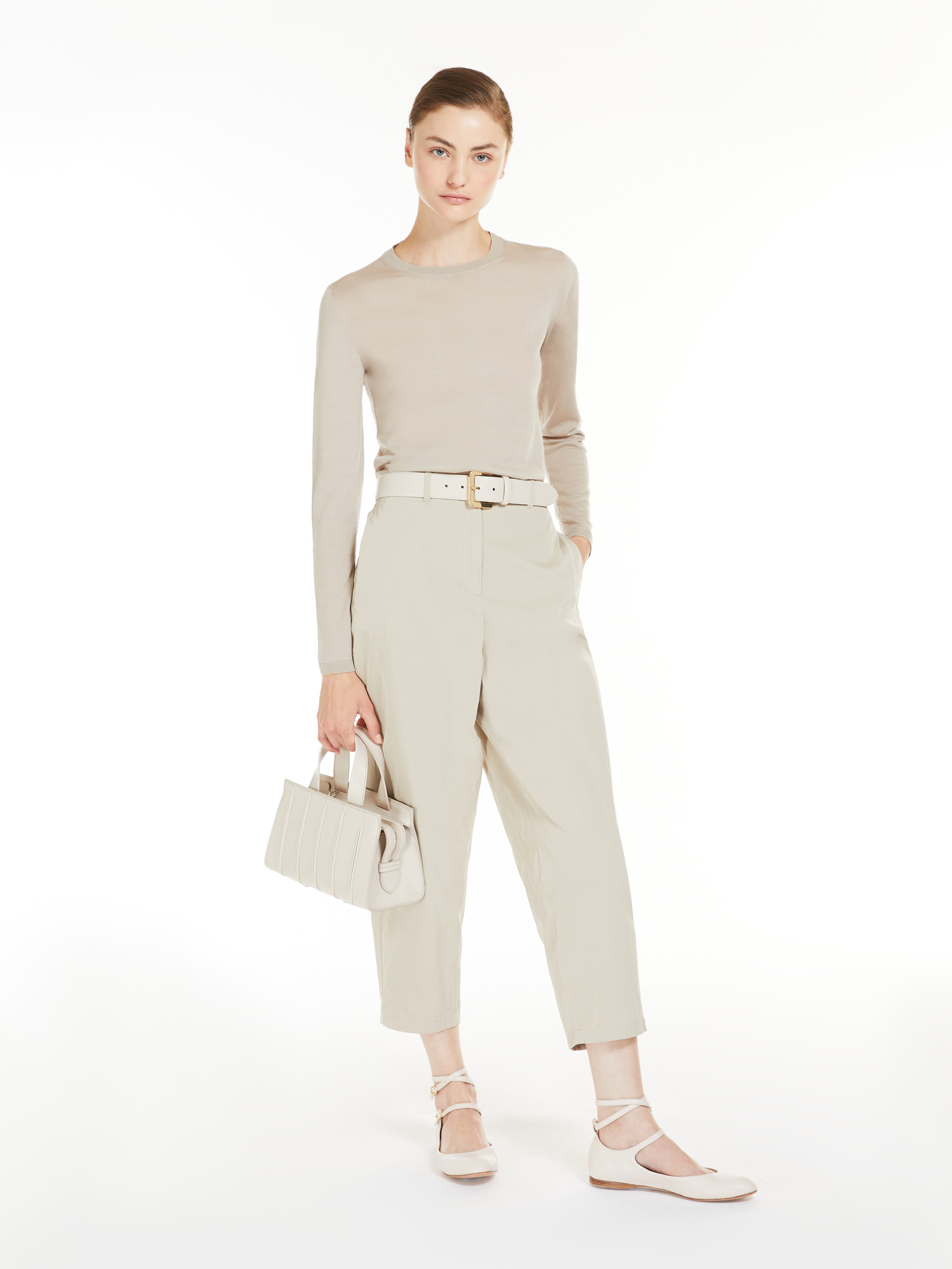 MAX MARA -  Lightweight wool jumper - SAND - MAX MARA SALE