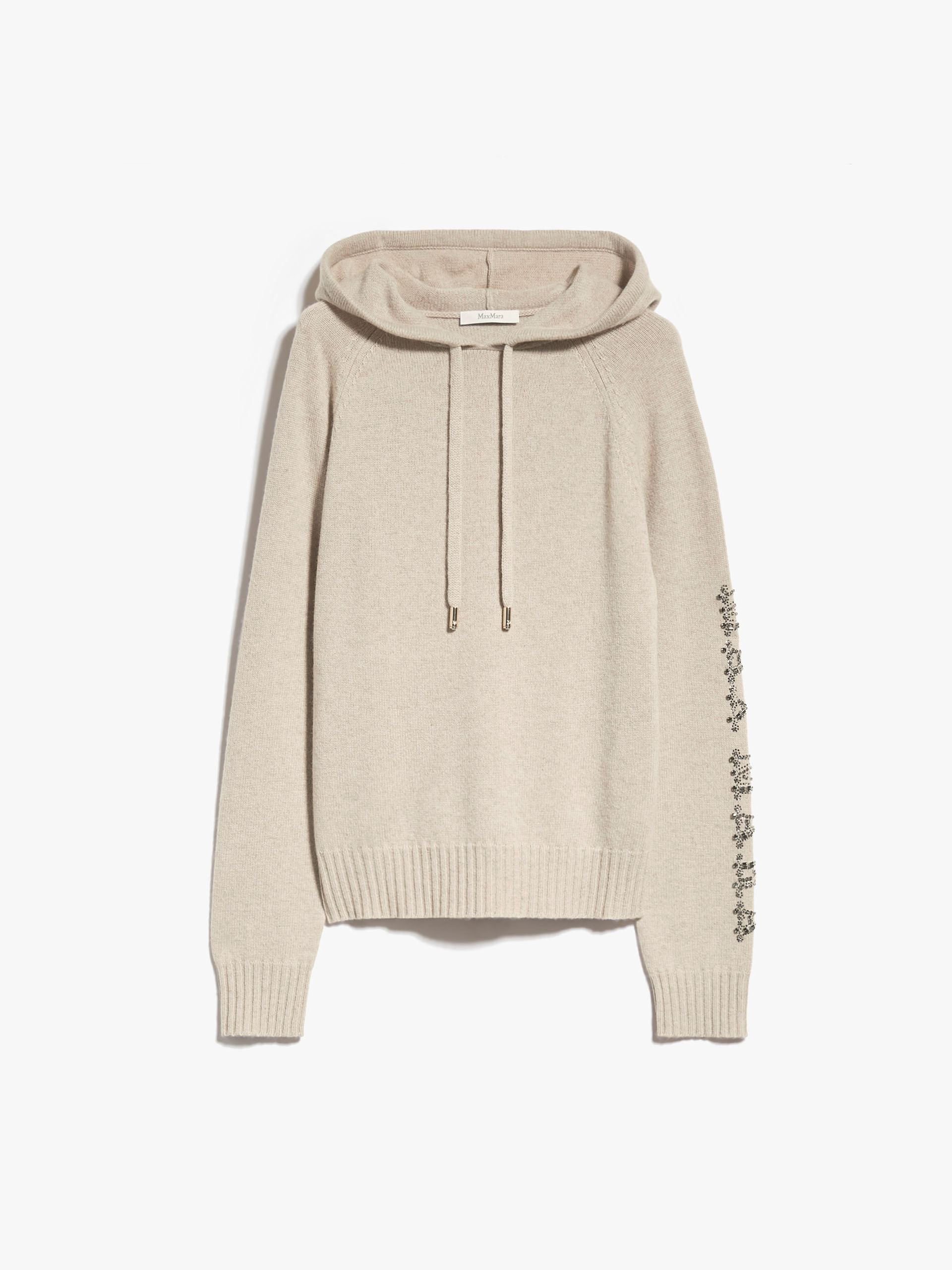 MAX MARA - Wool and cashmere sweatshirt - BEIGE - MAX MARA SALE