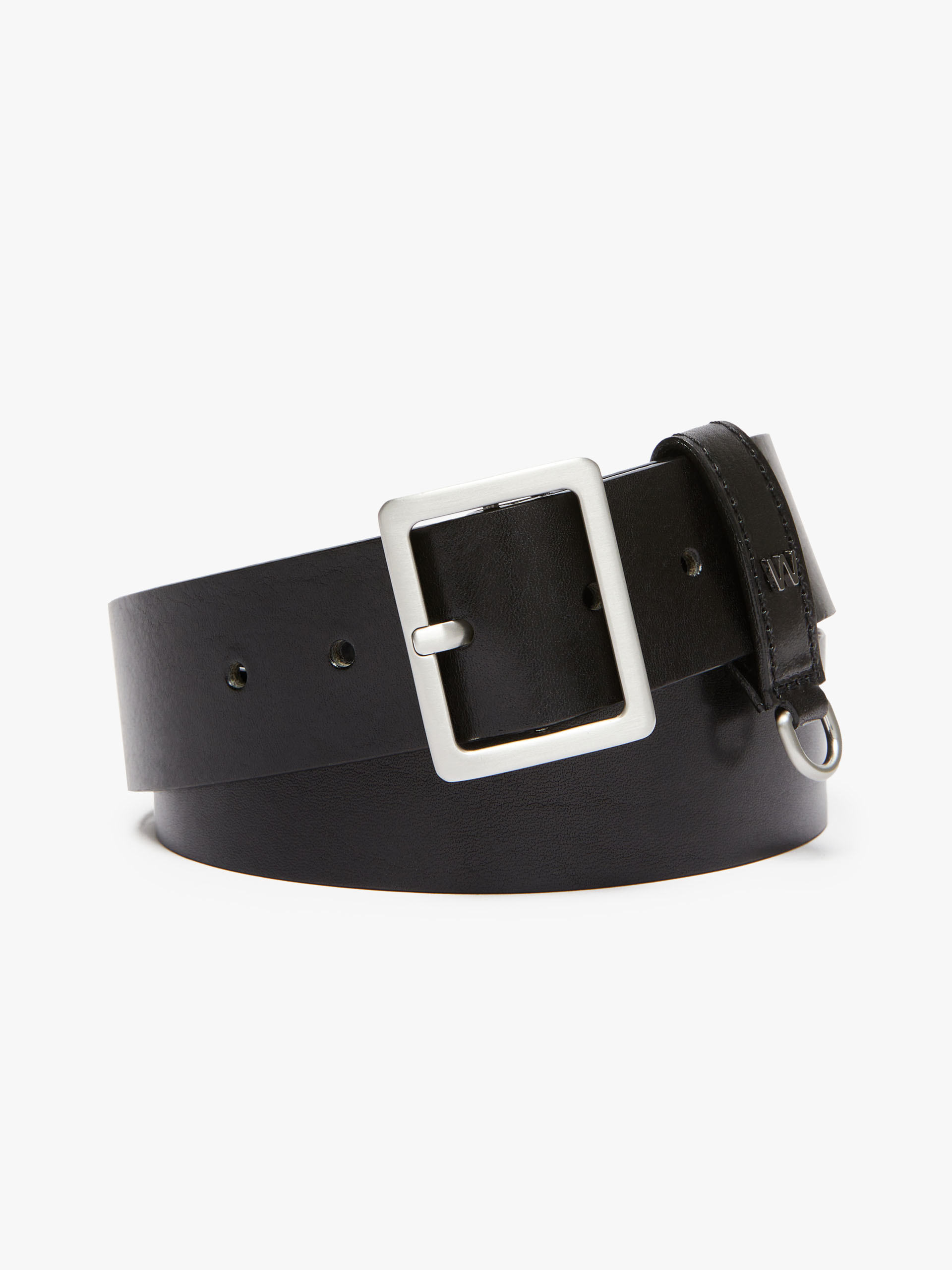 MAX MARA - Leather belt -BLACK - MAX MARA SALE